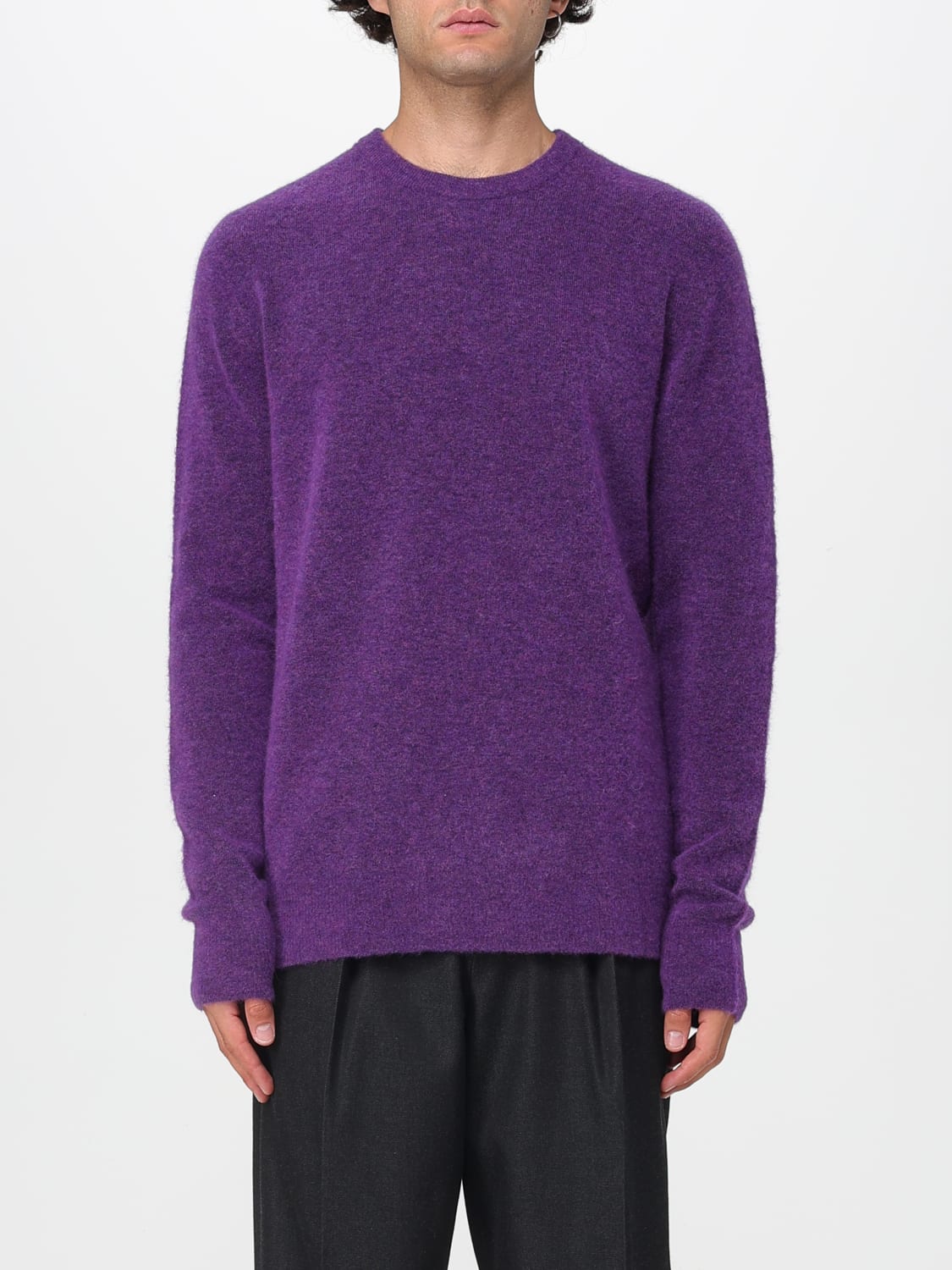 ROBERTO COLLINA SWEATER: Sweater men Roberto Collina, Violet - Img 1