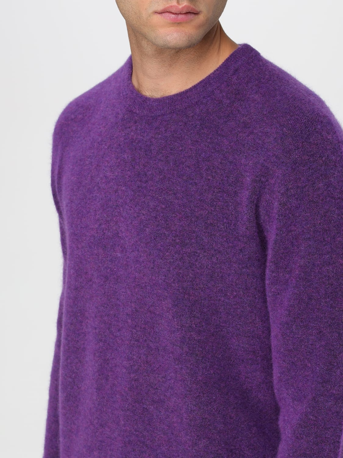 ROBERTO COLLINA SWEATER: Sweater men Roberto Collina, Violet - Img 3
