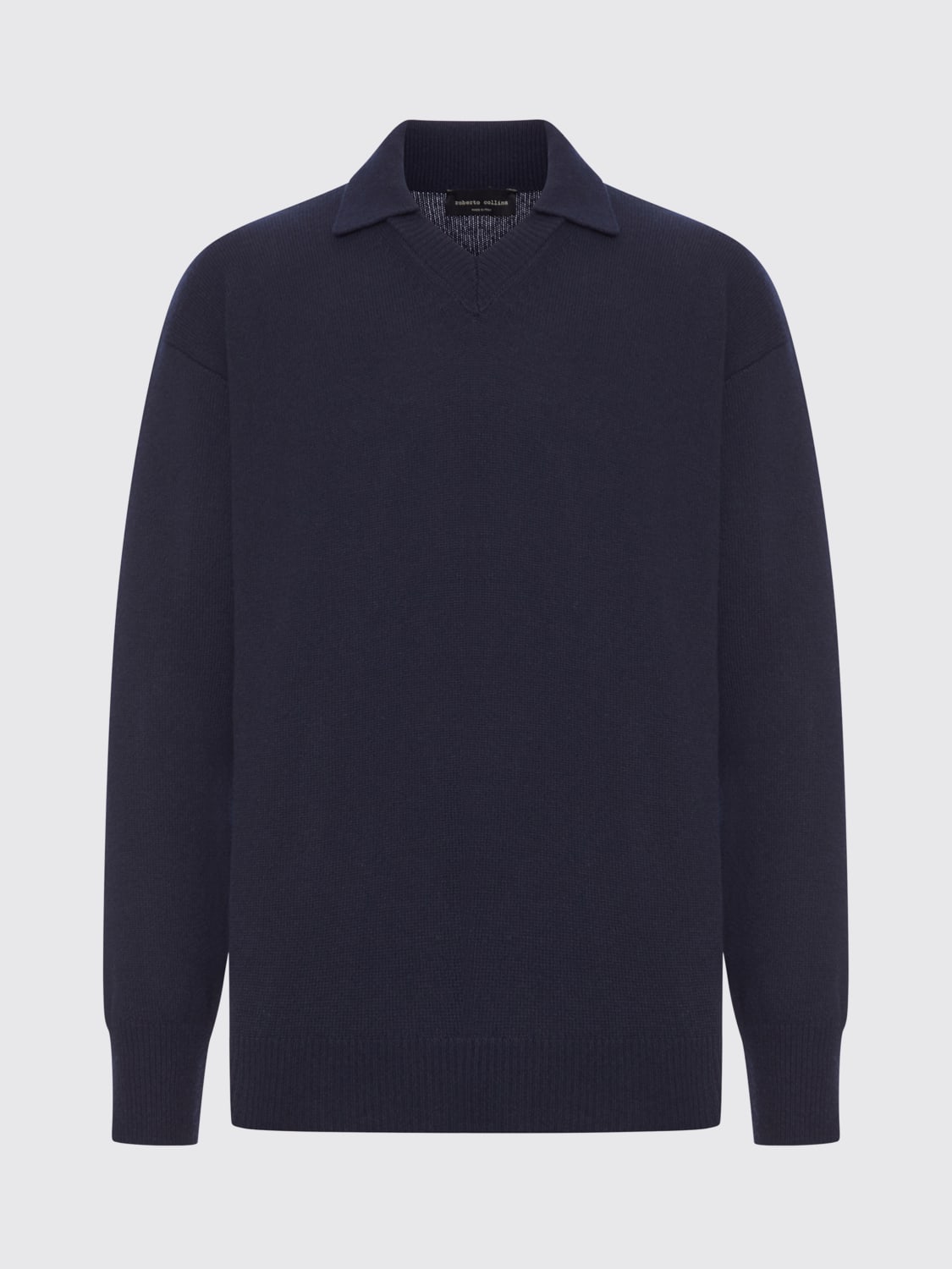 ROBERTO COLLINA POLO SHIRT: Sweater men Roberto Collina, Blue - Img 1