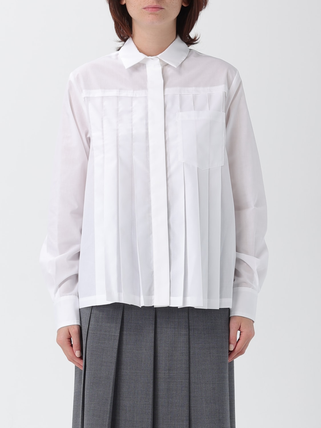 SEMICOUTURE CAMISA: Camisa mujer Semicouture, Blanco - Img 1