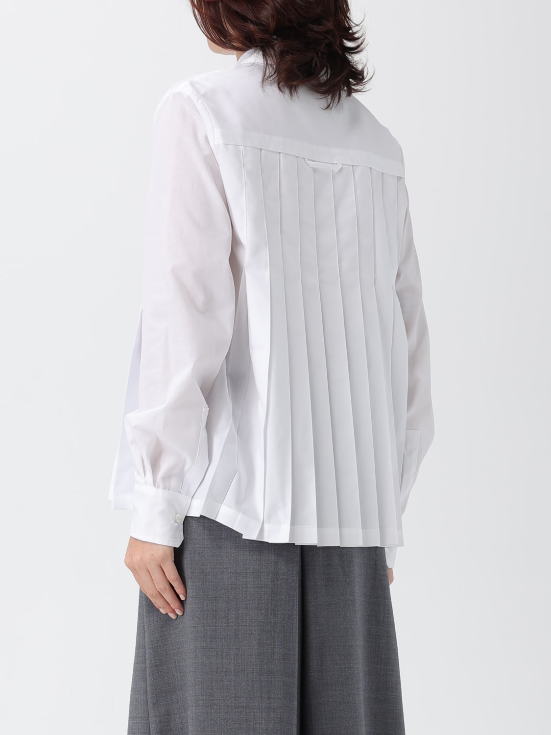 SEMICOUTURE CAMISA: Camisa mujer Semicouture, Blanco - Img 3