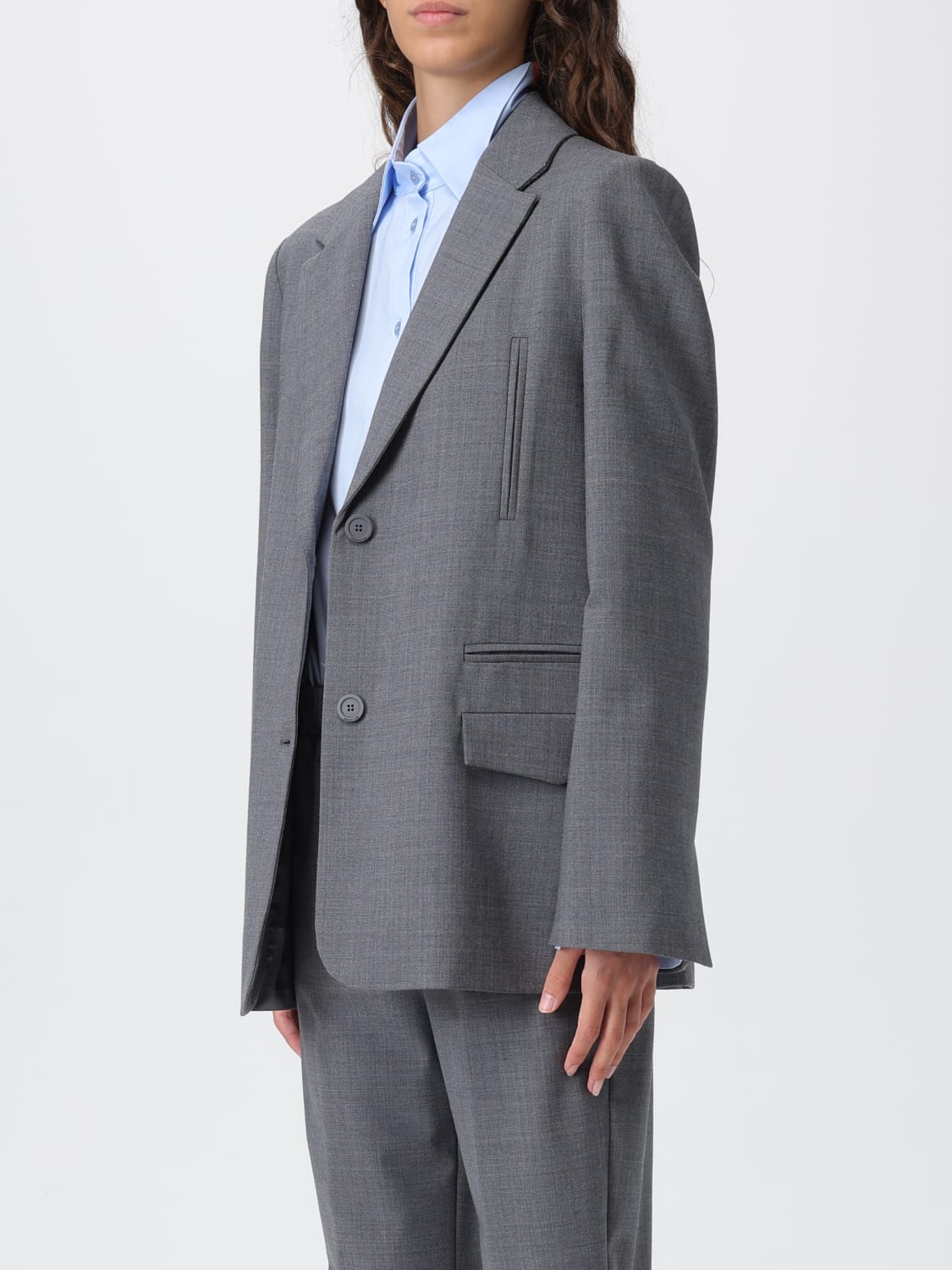 SEMICOUTURE CHAQUETA: Chaqueta mujer Semicouture, Gris - Img 4