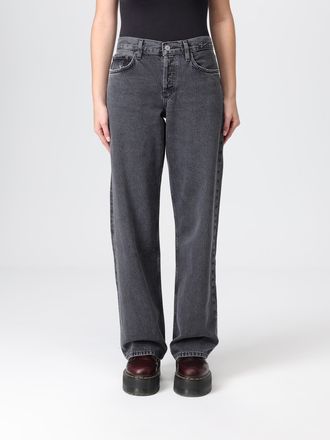 AGOLDE JEANS: Jeans woman Agolde, Black - Img 1