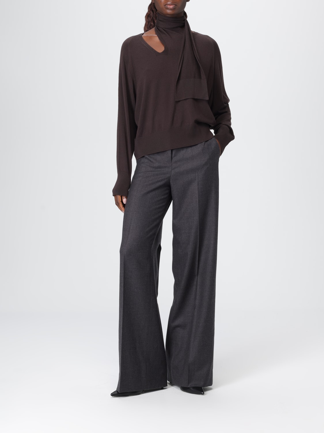 INCOTEX PANTS: Pants woman Incotex, Grey - Img 2