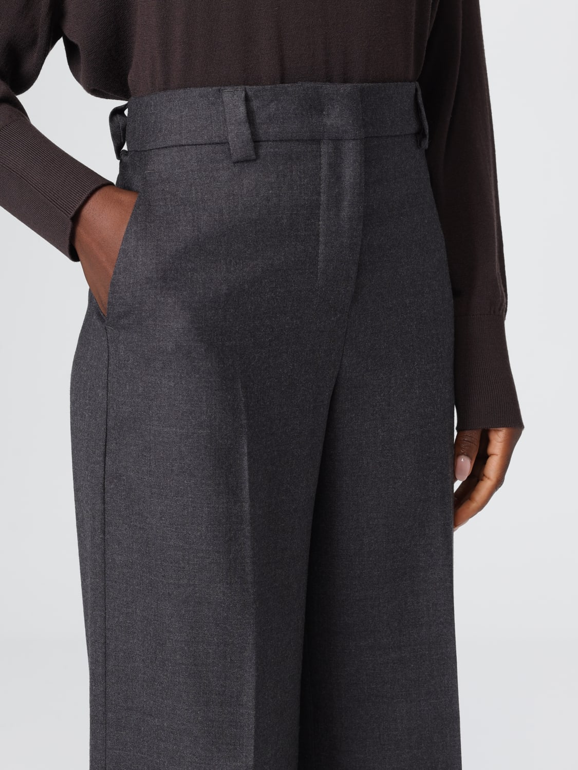 INCOTEX PANTS: Pants woman Incotex, Grey - Img 4