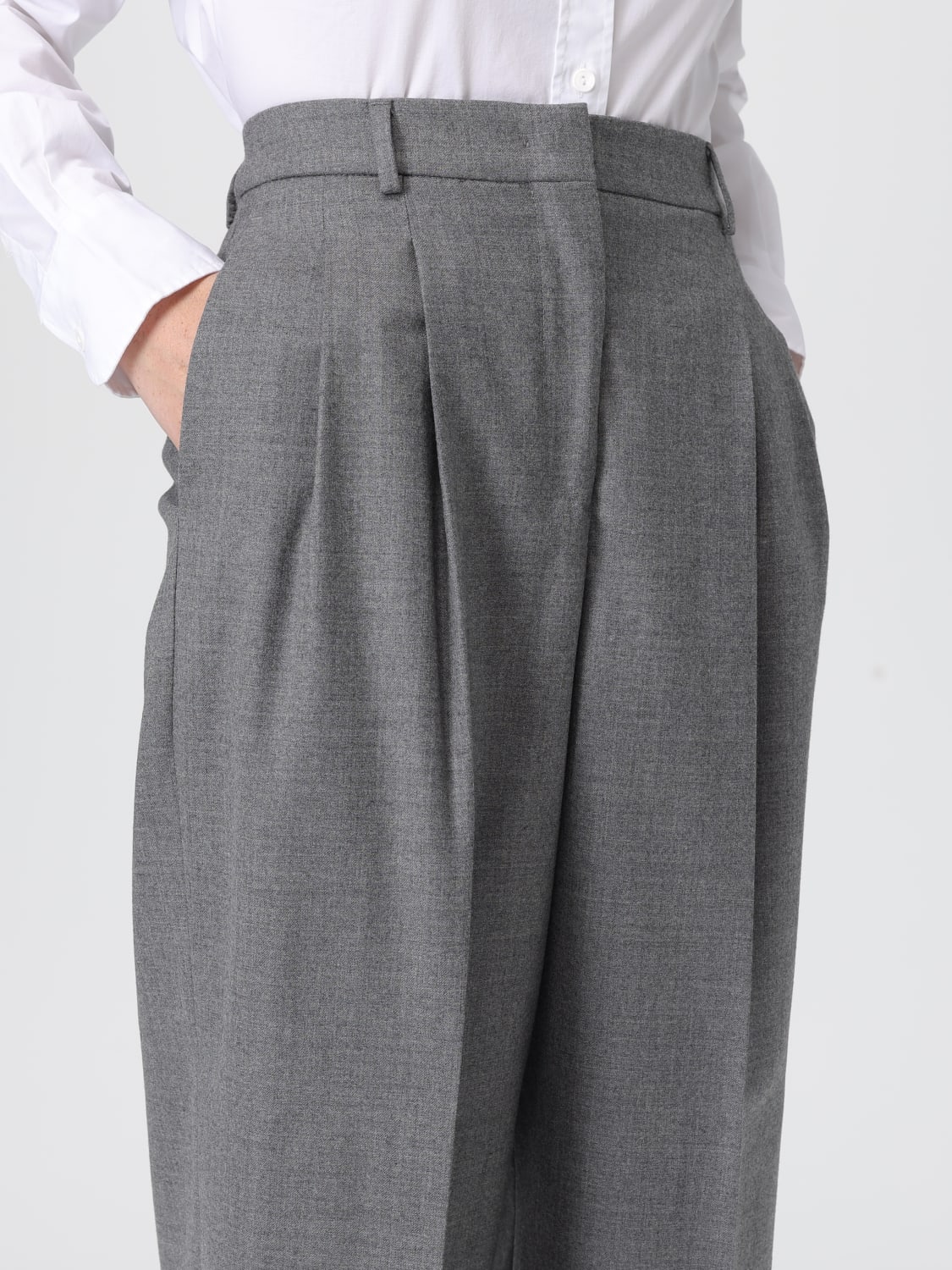 INCOTEX PANTS: Pants woman Incotex, White - Img 3