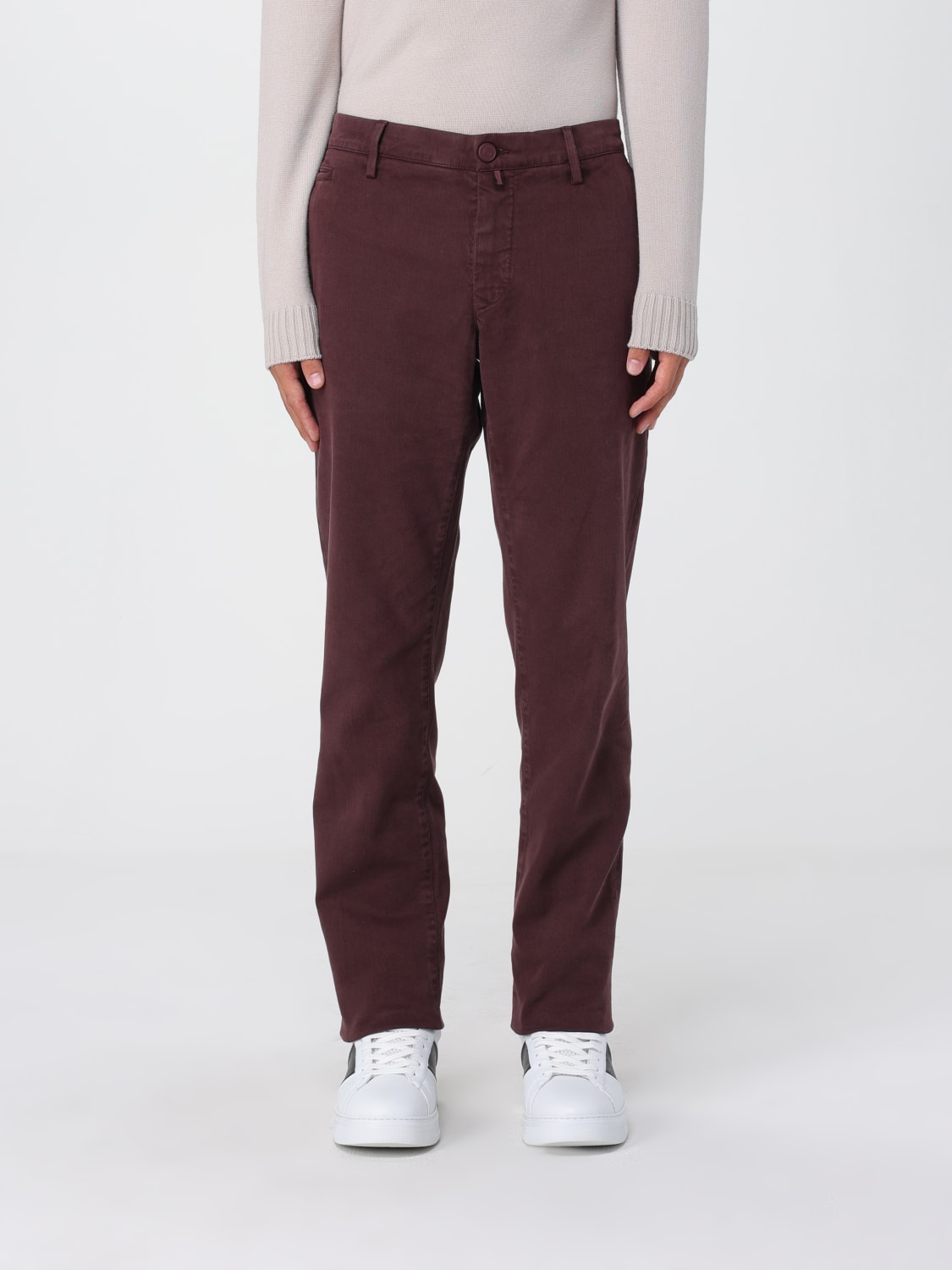 JACOB COHEN 裤子: 裤子 男士 Jacob Cohen, 米色 - Img 1