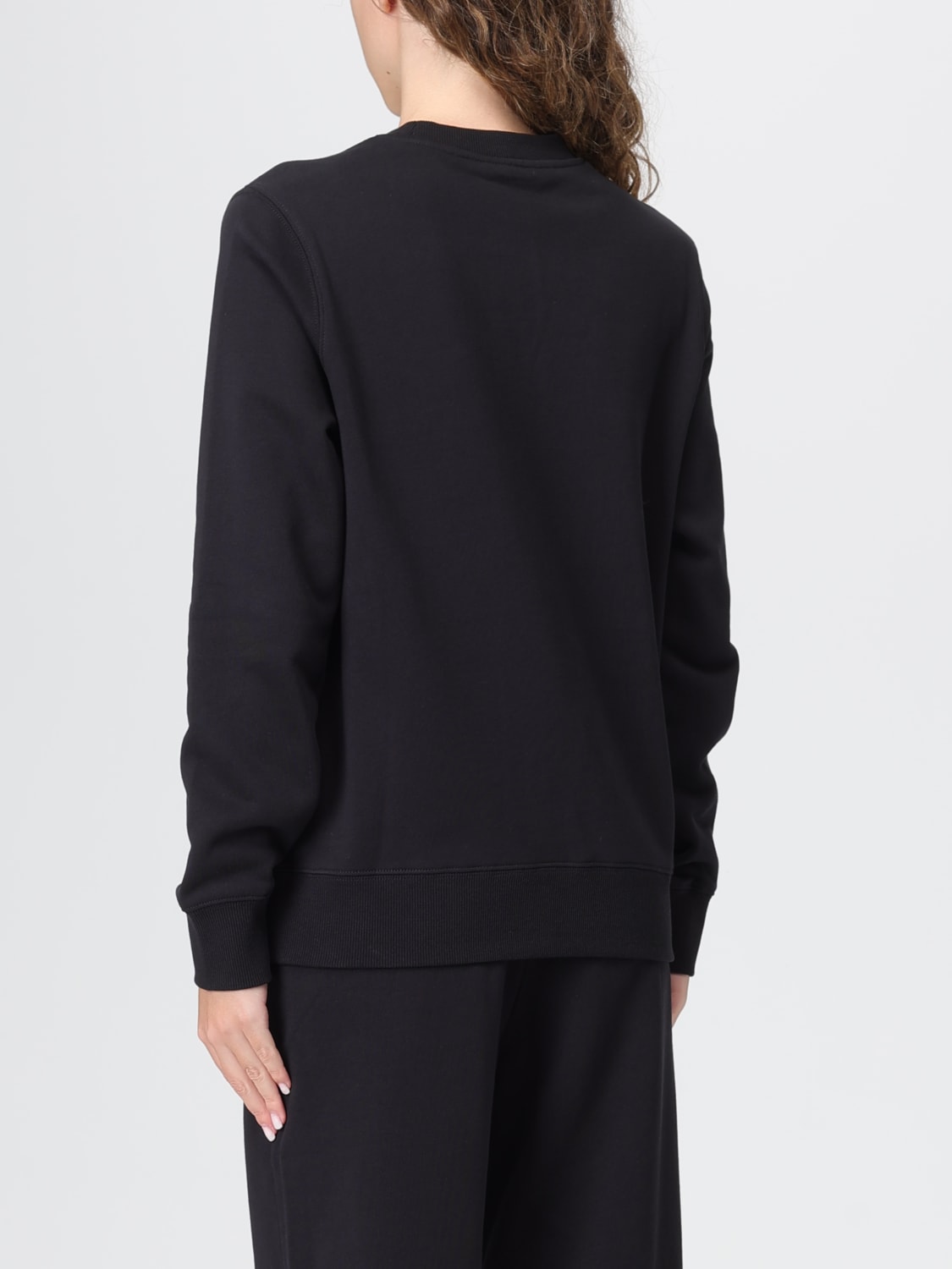 SUN68 FELPA: Felpa basic SUN68 in cotone , Nero - Img 2