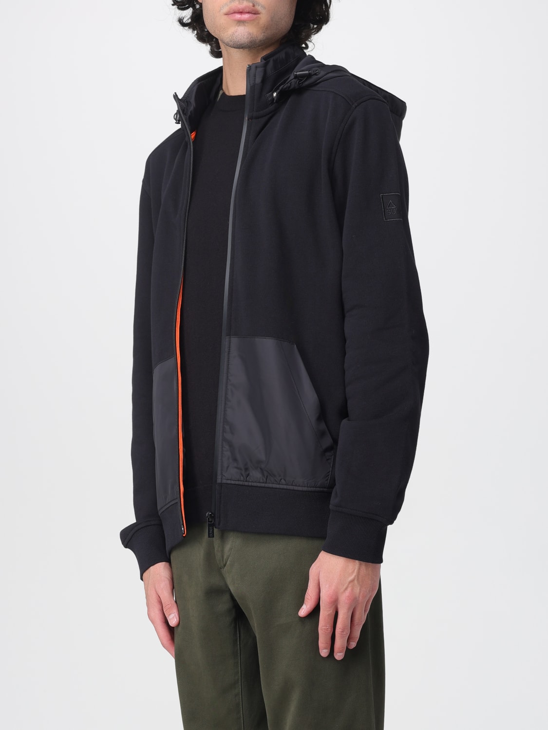 SUN68 SWEATSHIRT: Sweatshirt herren SUN68, Schwarz - Img 3