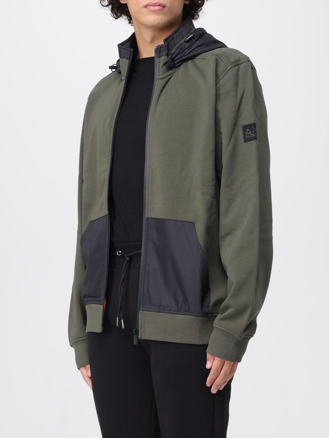 SUN68 SWEATSHIRT: Sweatshirt men SUN68, Military - Img 3