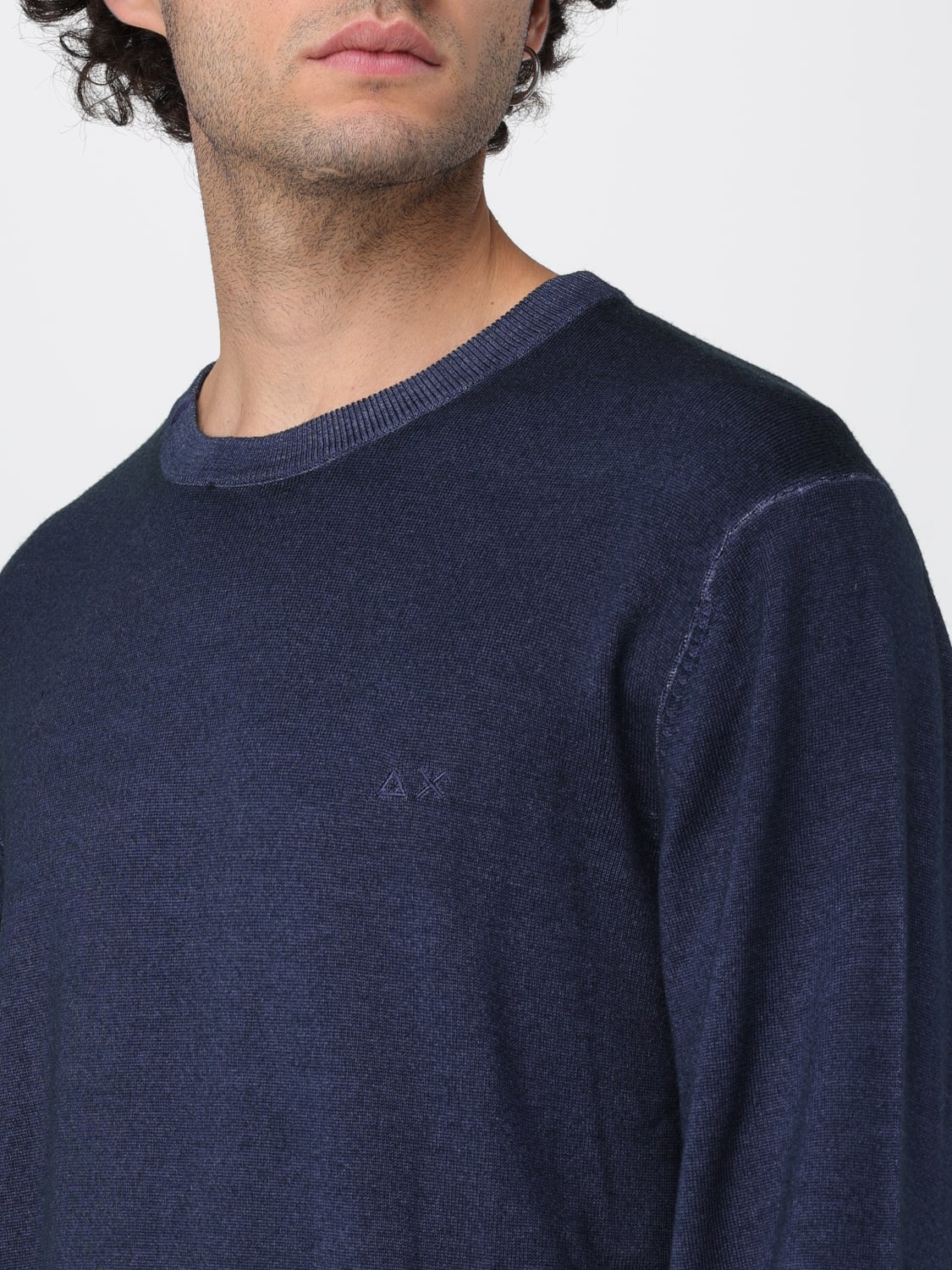SUN68 MAGLIA: Pullover basic SUN68 , Blue - Img 3