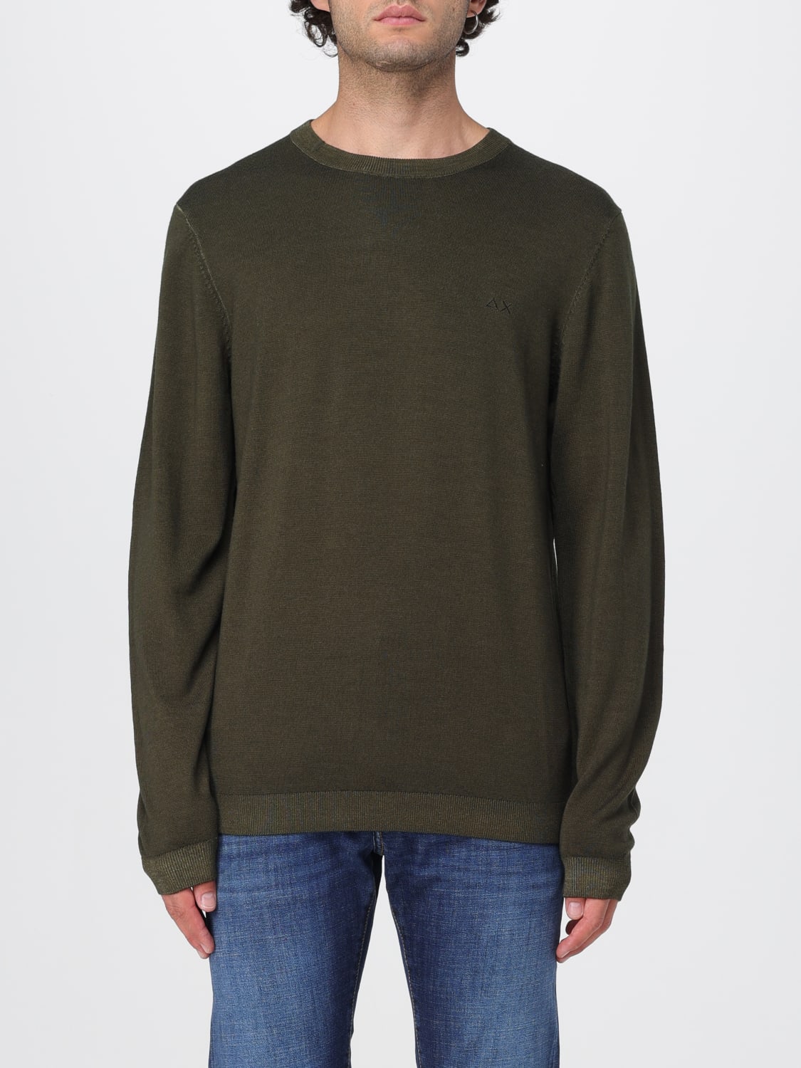 SUN68 SWEATER: Sweater men SUN68, Military - Img 1