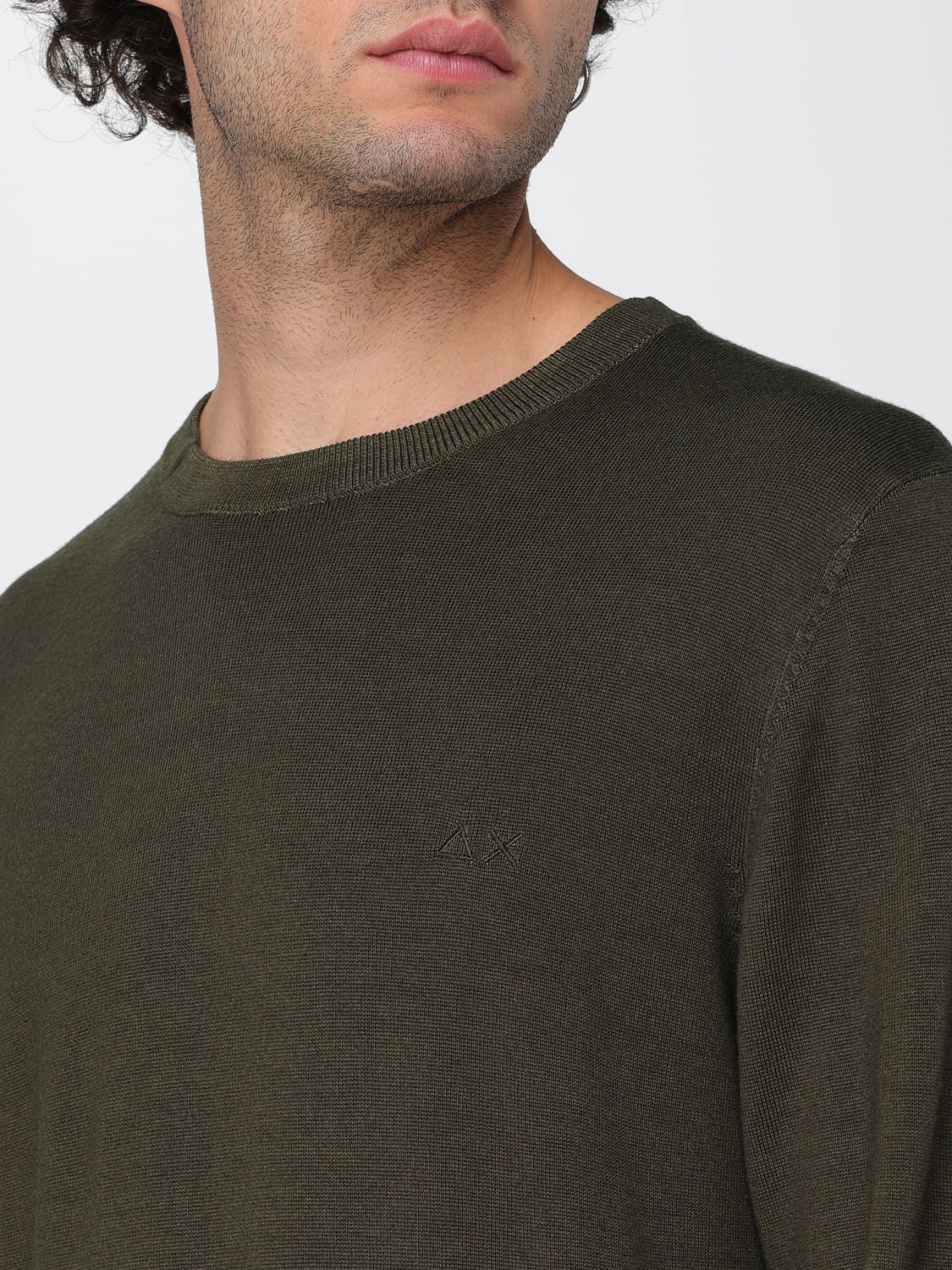 SUN68 SWEATER: Sweater men SUN68, Military - Img 3