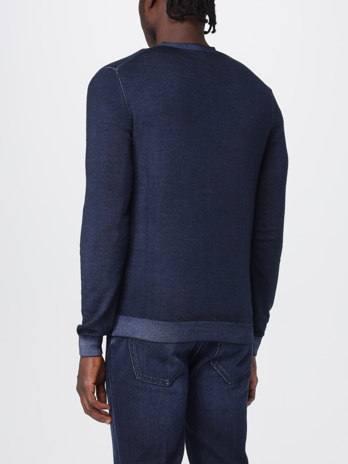 SUN68 SWEATER: Sweater men SUN68, Blue - Img 2