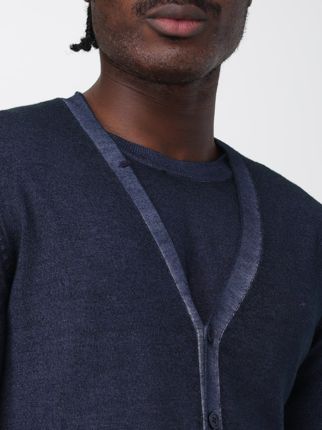 SUN68 SWEATER: Sweater men SUN68, Blue - Img 4