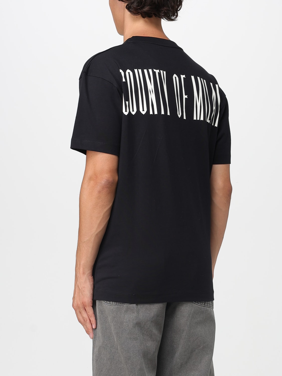 COUNTY OF MILAN T-SHIRT: T-shirt herren County Of Milan, Schwarz - Img 2