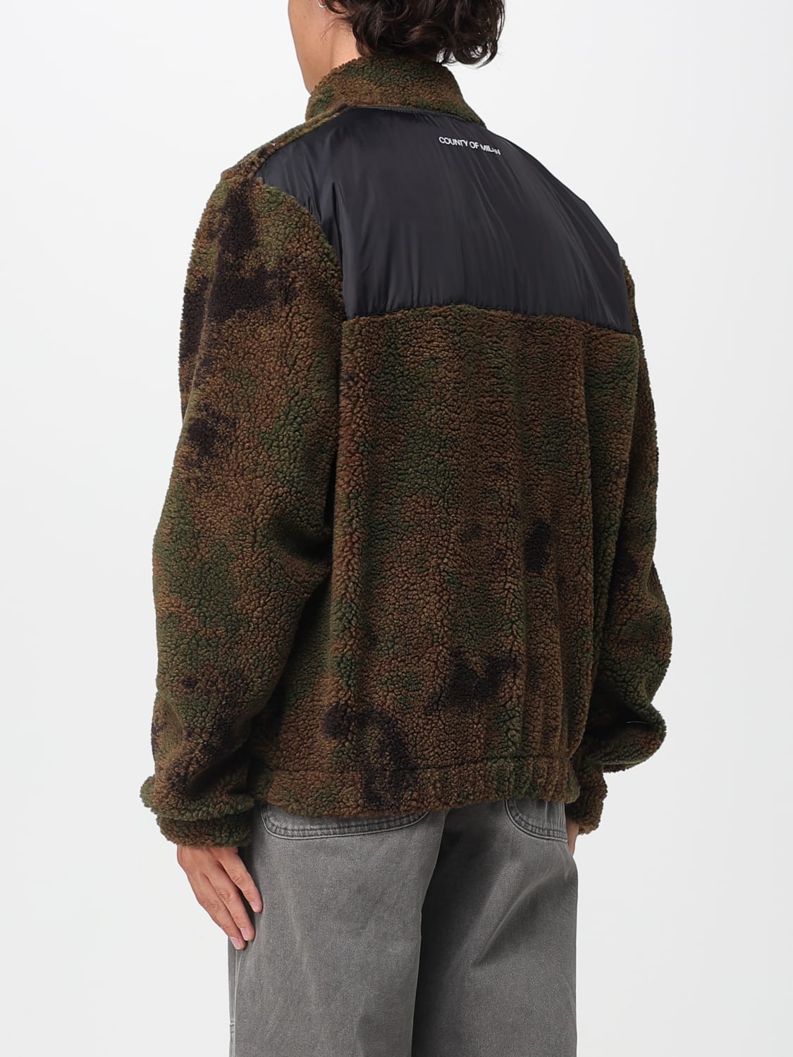 COUNTY OF MILAN 外套: 西服外套 男士 County Of Milan, 绿色 - Img 2