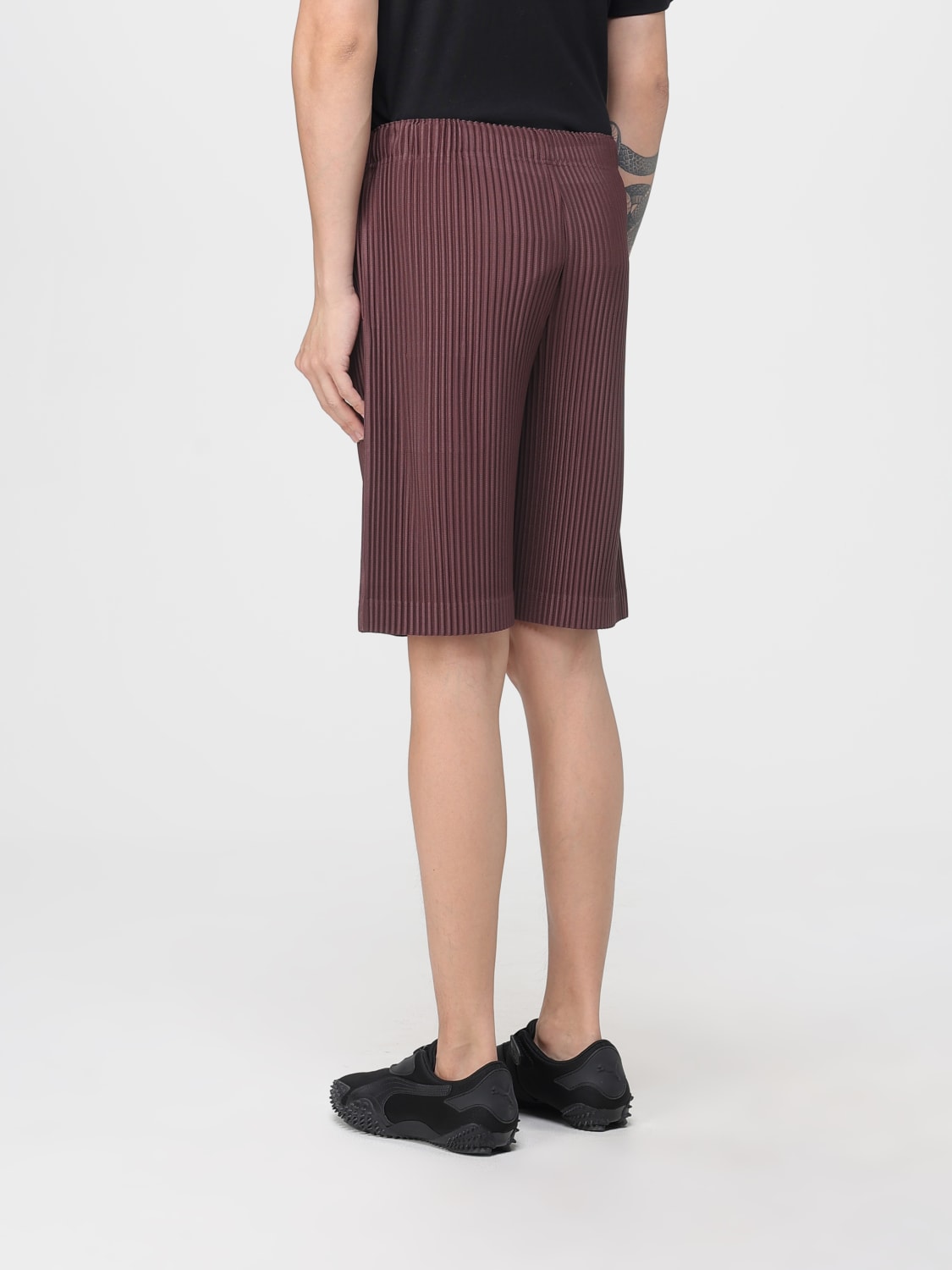HOMME PLISSE' ISSEY MIYAKE SHORTS: Short men Homme Plisse' Issey Miyake, Brown - Img 2