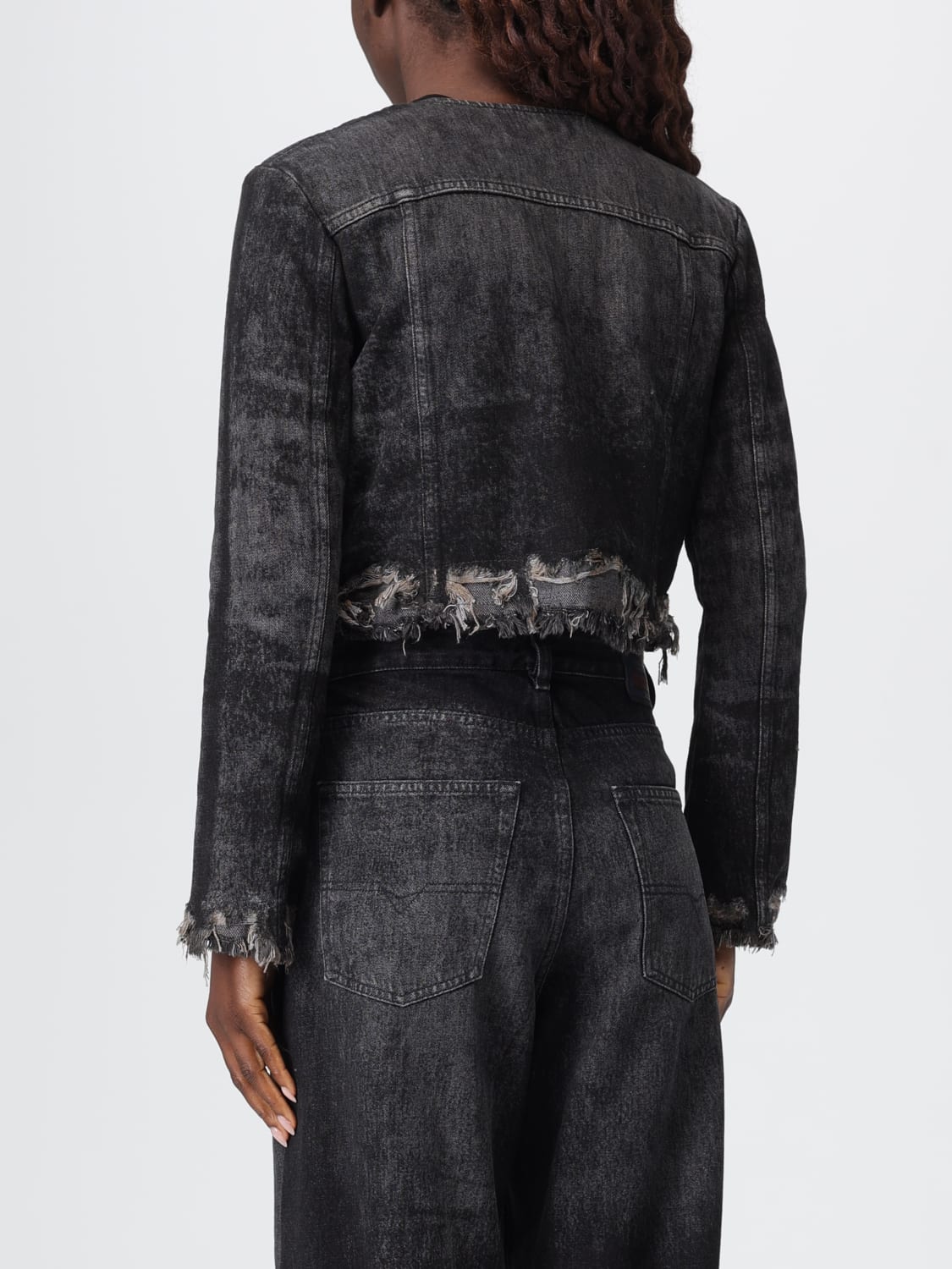 DIESEL JACKET: Jacket woman Diesel, Beige - Img 3