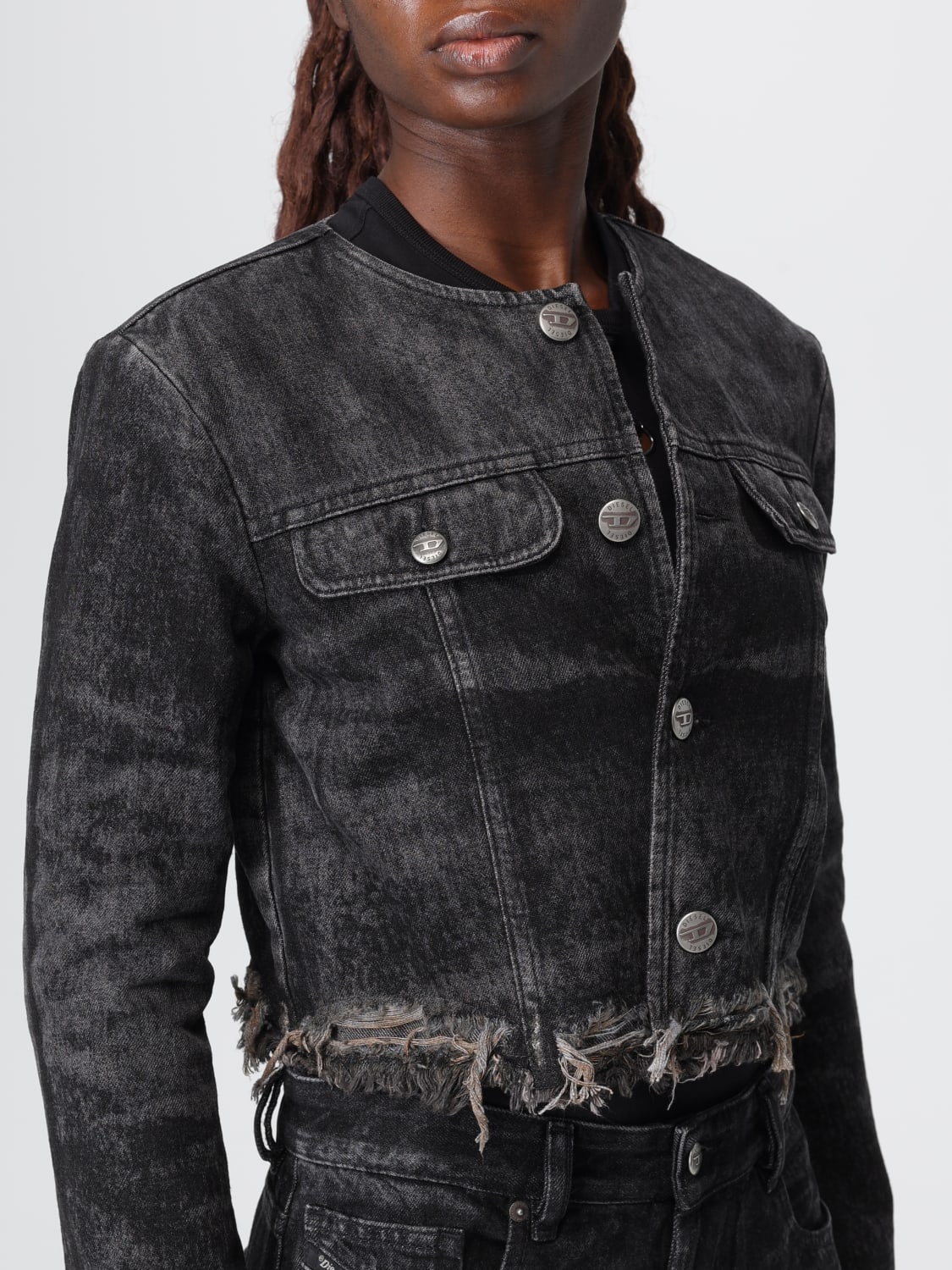 DIESEL JACKET: Jacket woman Diesel, Beige - Img 5