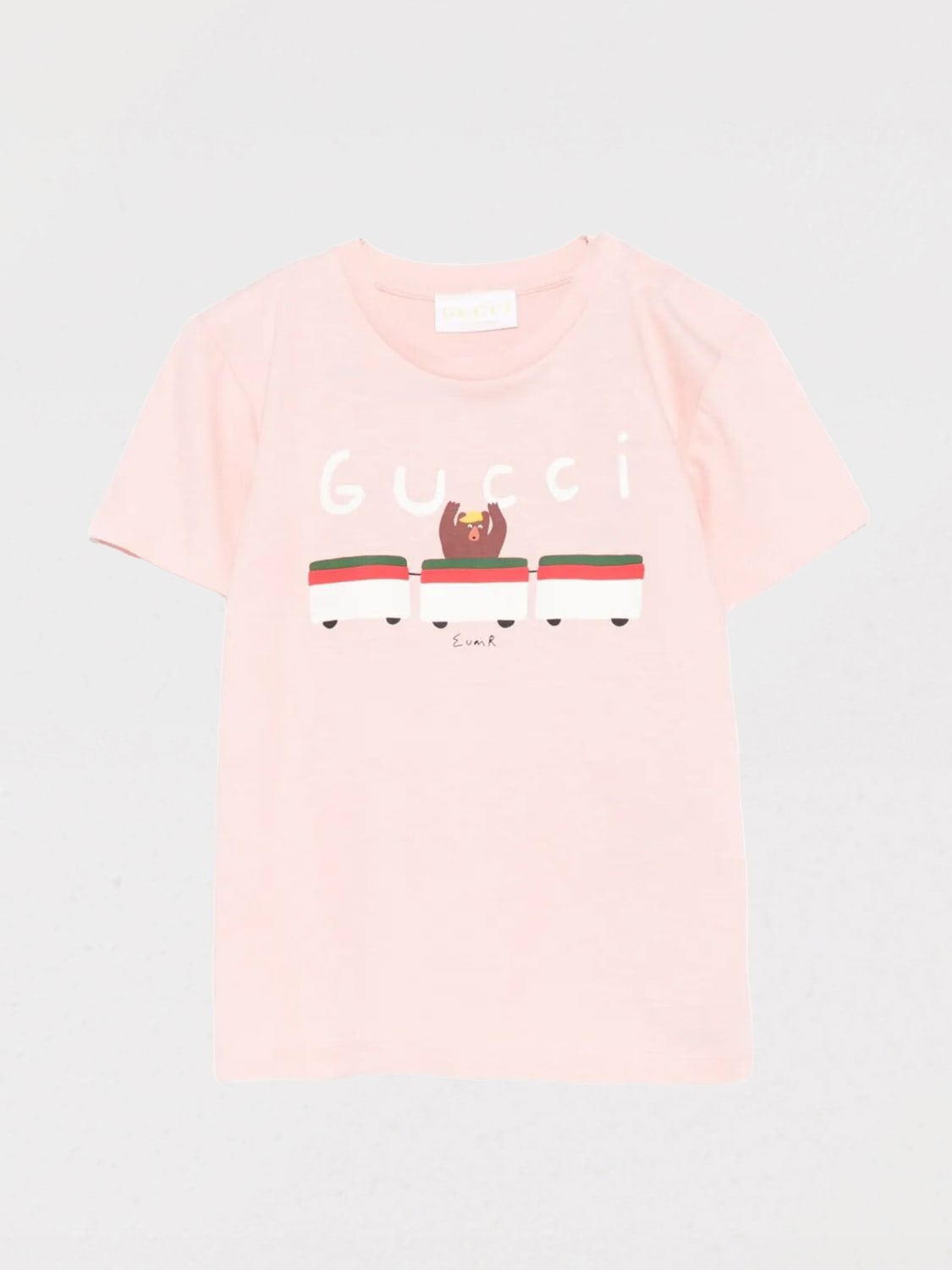 GUCCI T-SHIRT: T-shirt kids Gucci, Pink - Img 1
