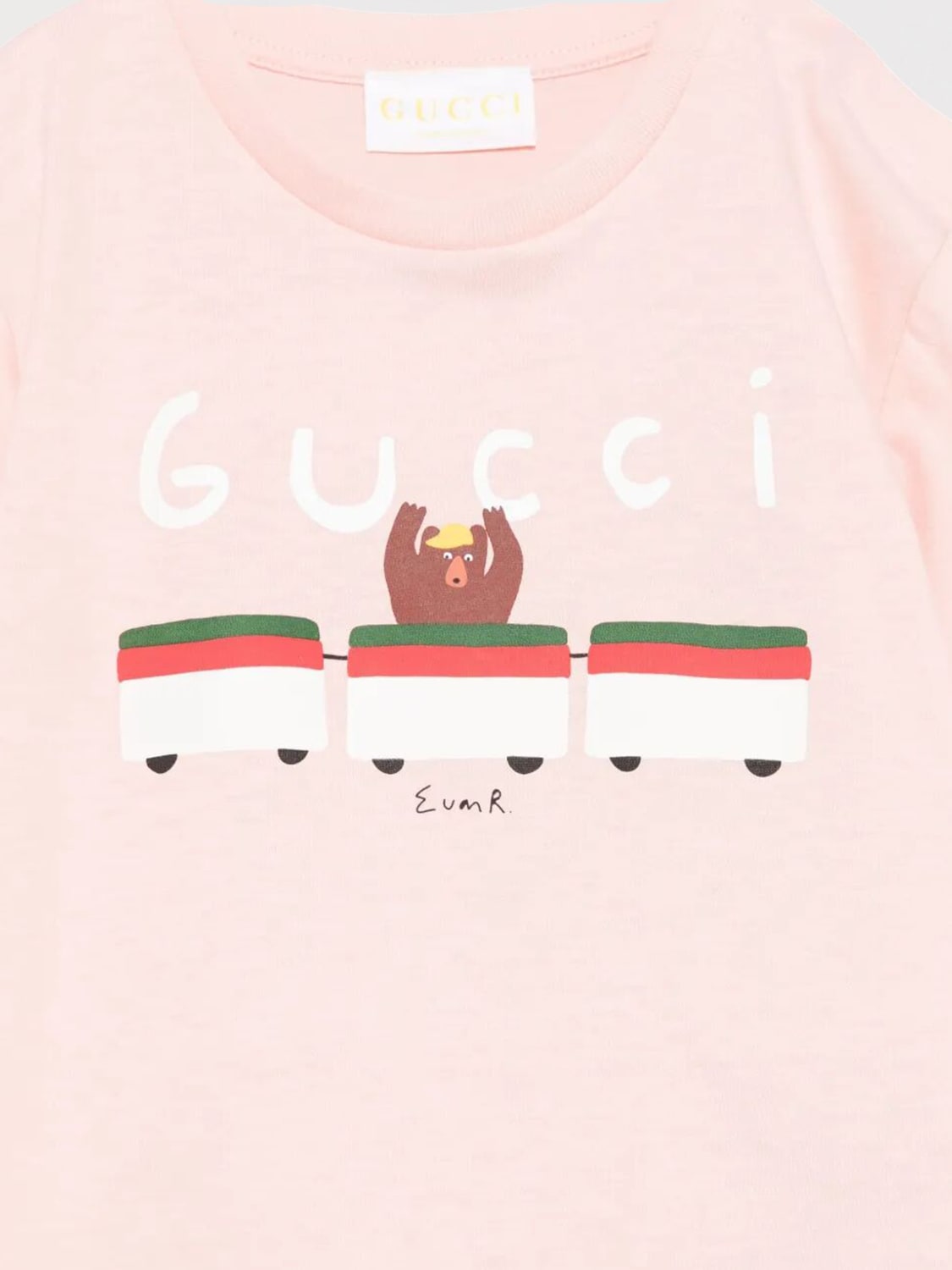 GUCCI T-SHIRT: T-shirt kids Gucci, Pink - Img 3