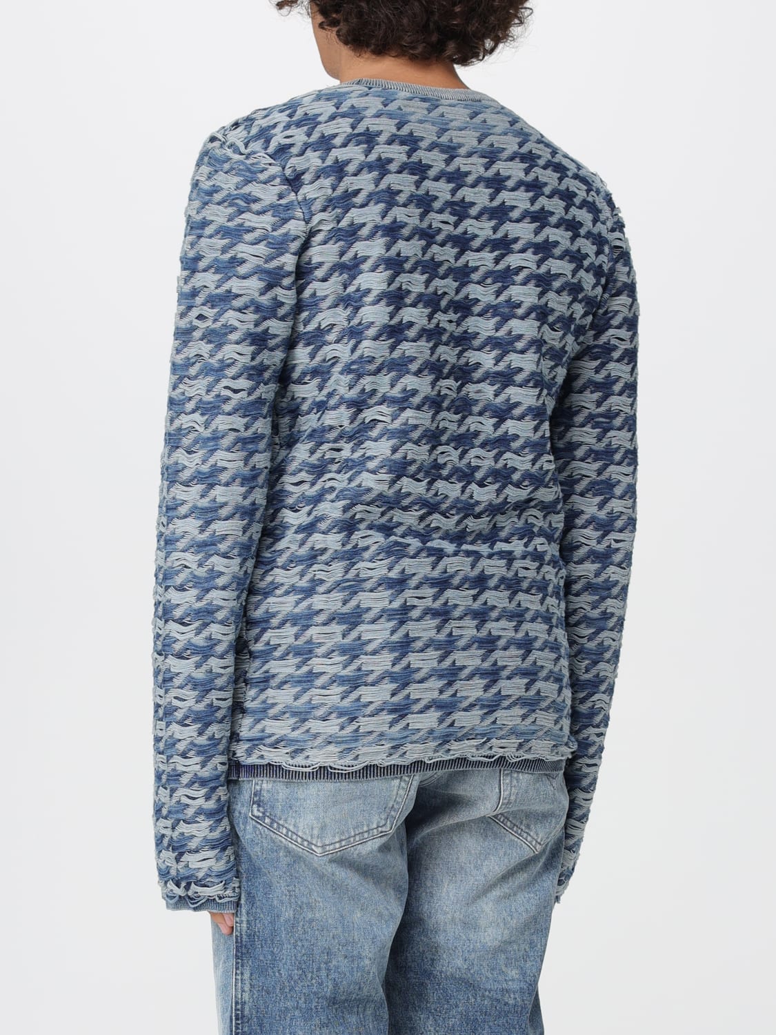 DIESEL SWEATER: Sweater men Diesel, Blue - Img 3