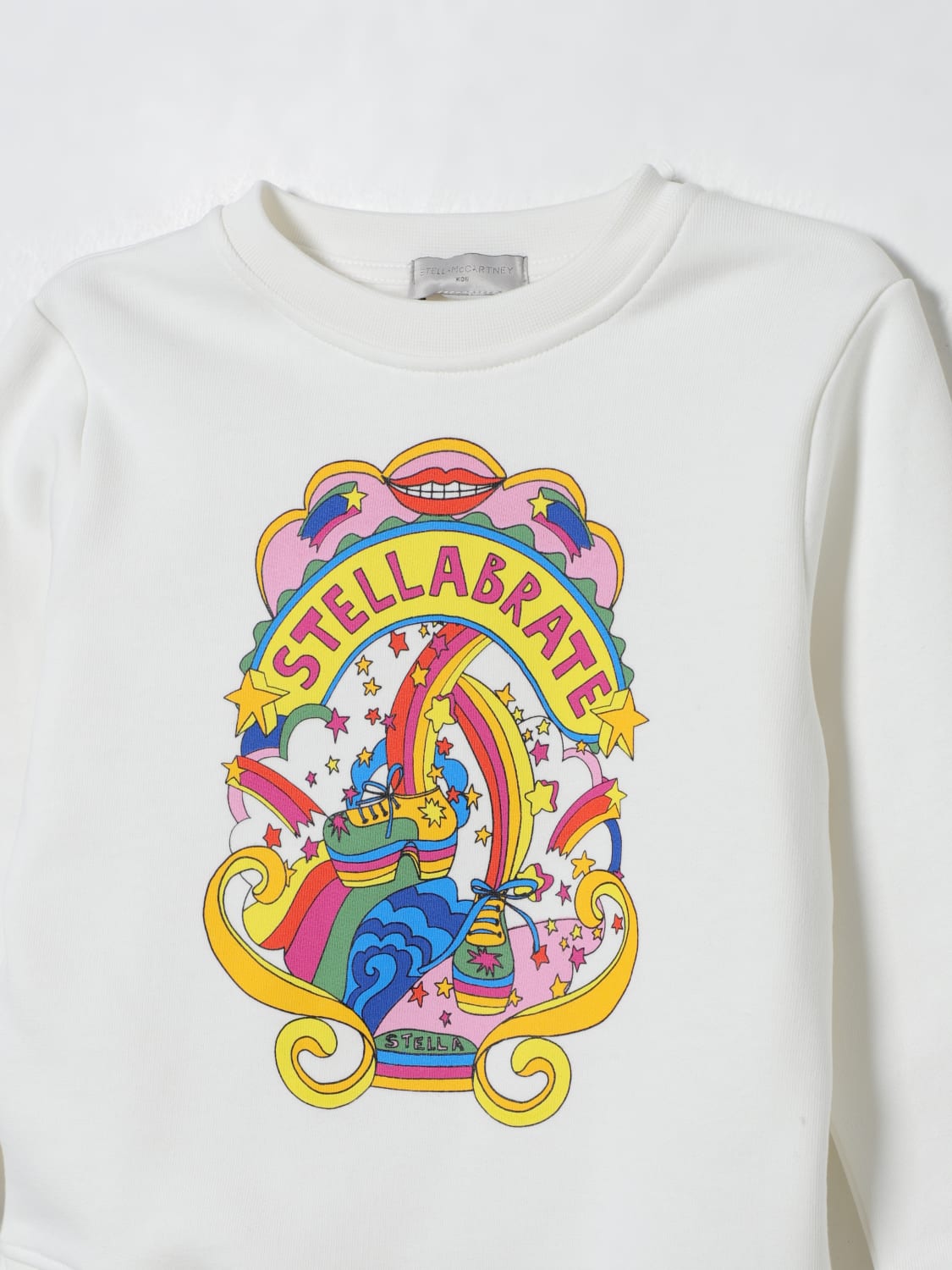 STELLA MCCARTNEY KIDS SWEATER: Sweater kids Stella McCartney Kids, Yellow Cream - Img 3