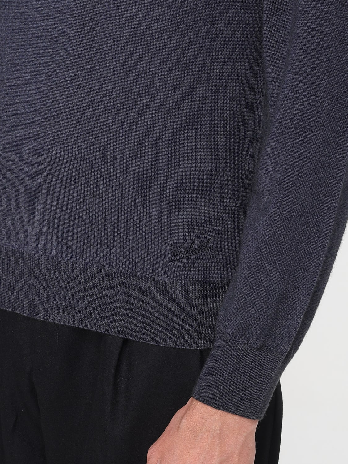 WOOLRICH SWEATER: Sweater men Woolrich, Blue - Img 3