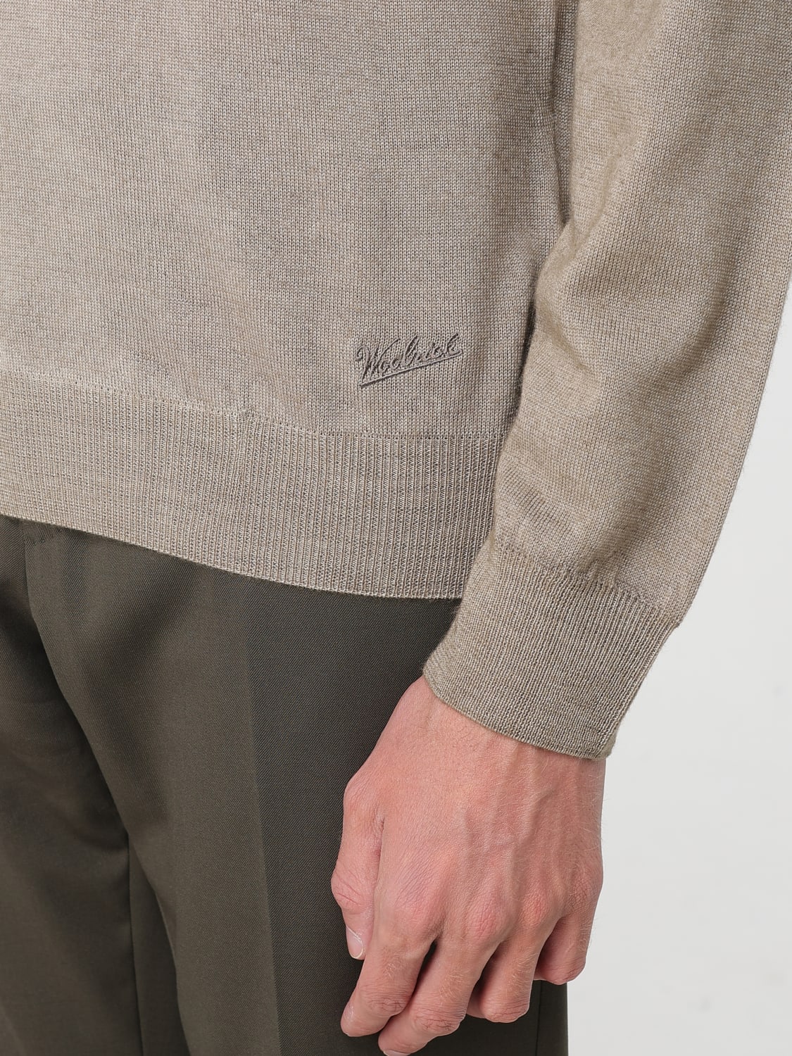 WOOLRICH PULLOVER: Pullover herren Woolrich, Beige - Img 3