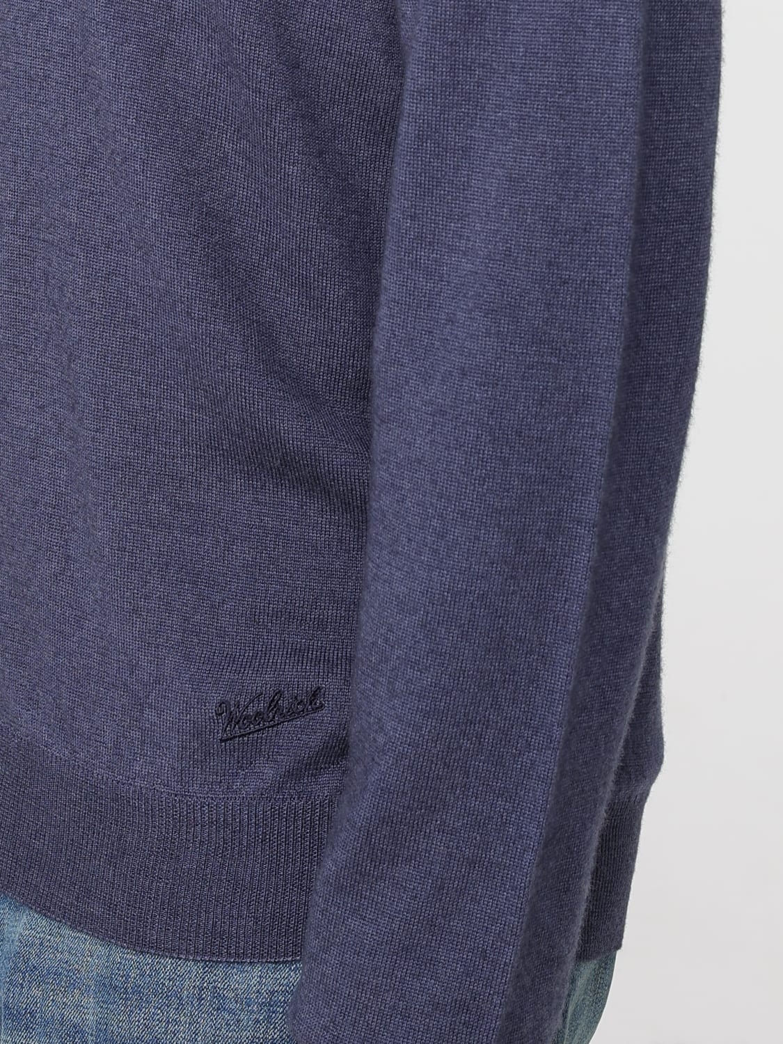 WOOLRICH PULLOVER: Pullover herren Woolrich, Navy - Img 3