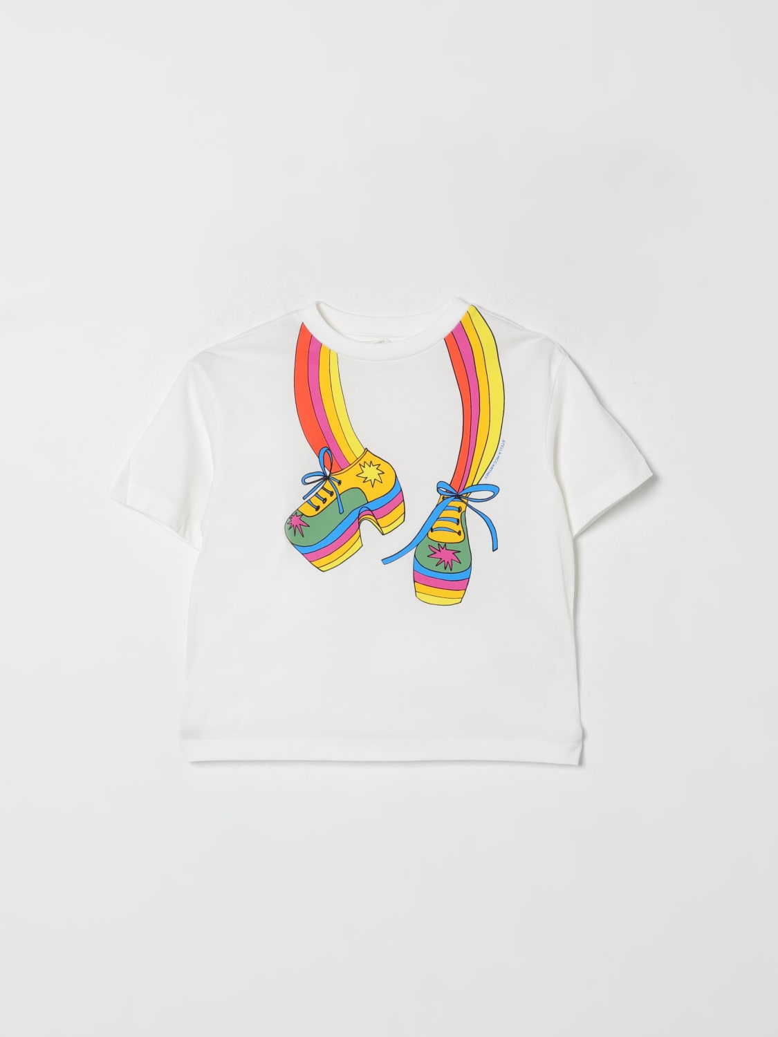 STELLA MCCARTNEY KIDS T-SHIRT: Polo enfant Stella McCartney Kids, Jaune Crème - Img 1