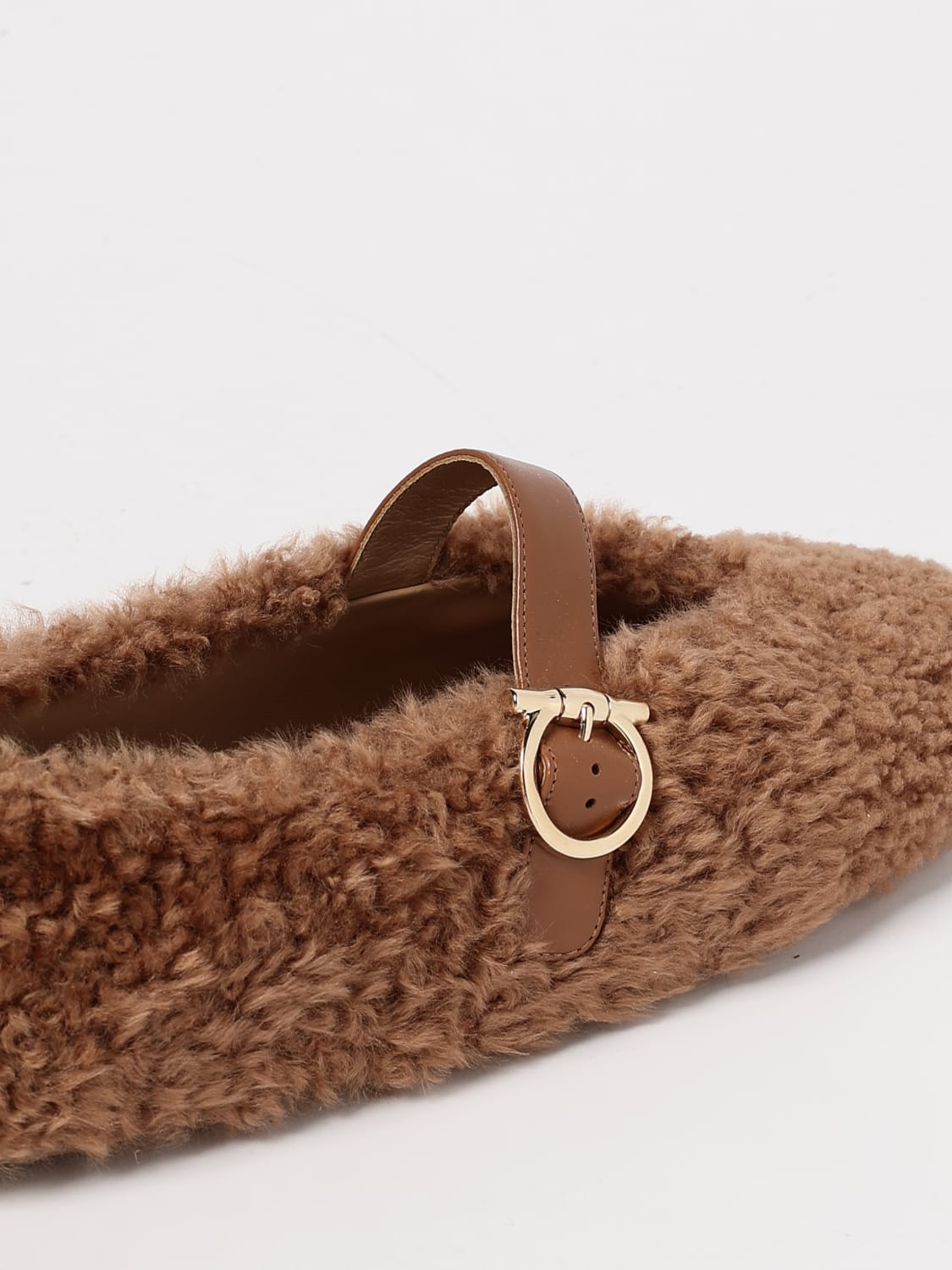 FERRAGAMO BALLET FLAT: Ballet flats woman Ferragamo, Brown - Img 4