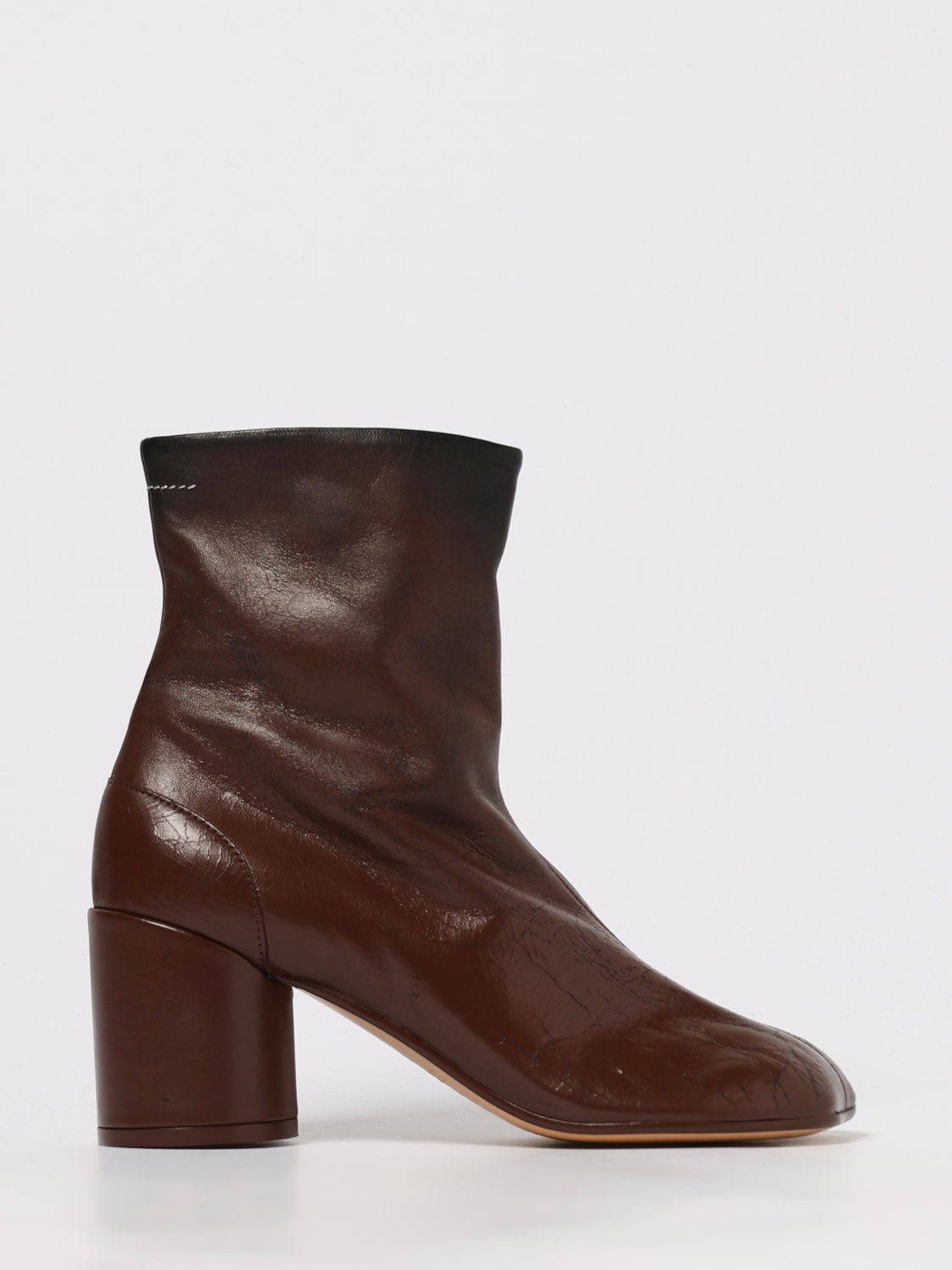 MM6 MAISON MARGIELA STIEFEL: Flache stiefeletten damen Mm6 Maison Margiela, Schwarz - Img 1