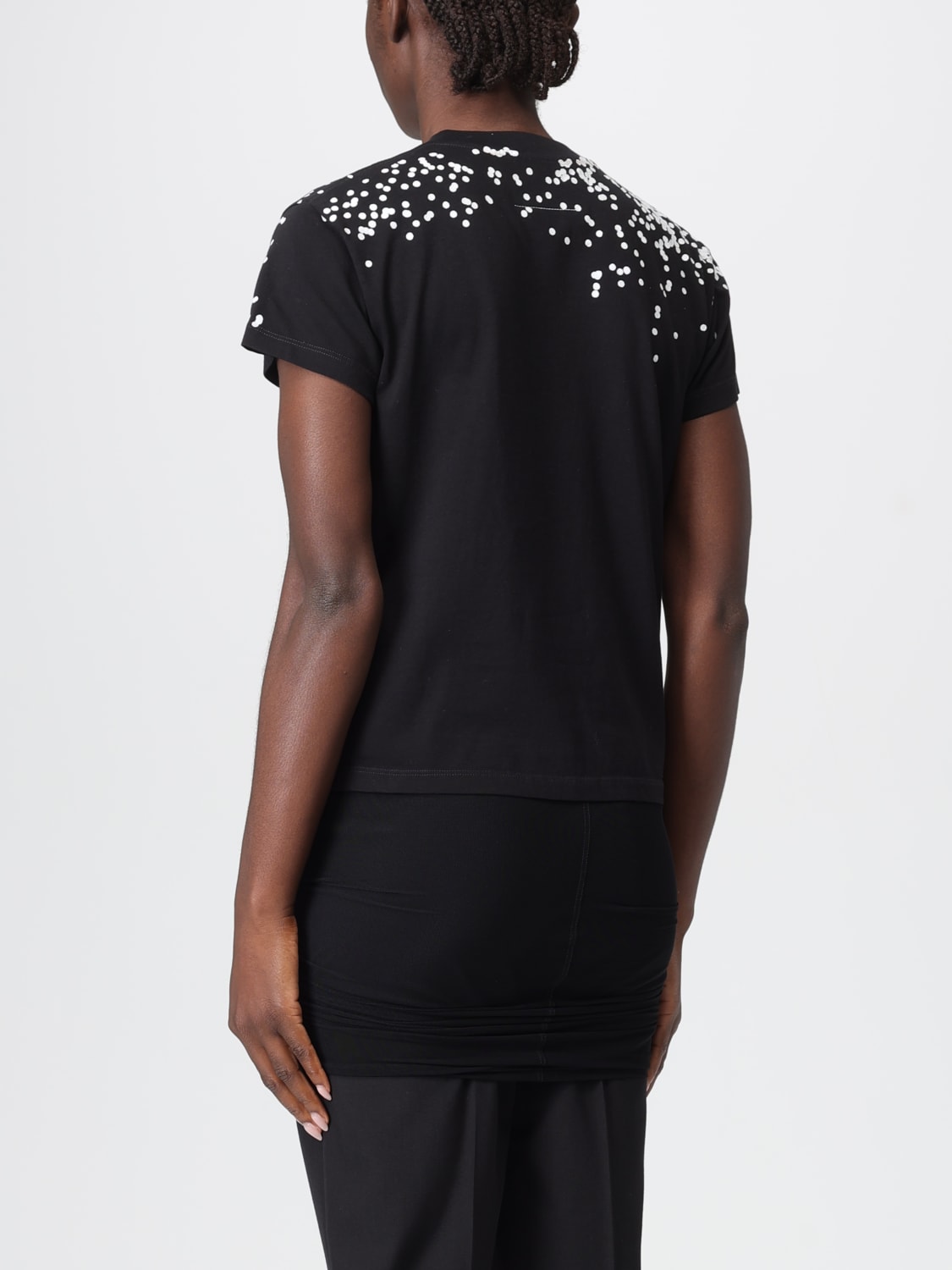MM6 MAISON MARGIELA T-SHIRT: T-shirt woman Mm6 Maison Margiela, Black - Img 3