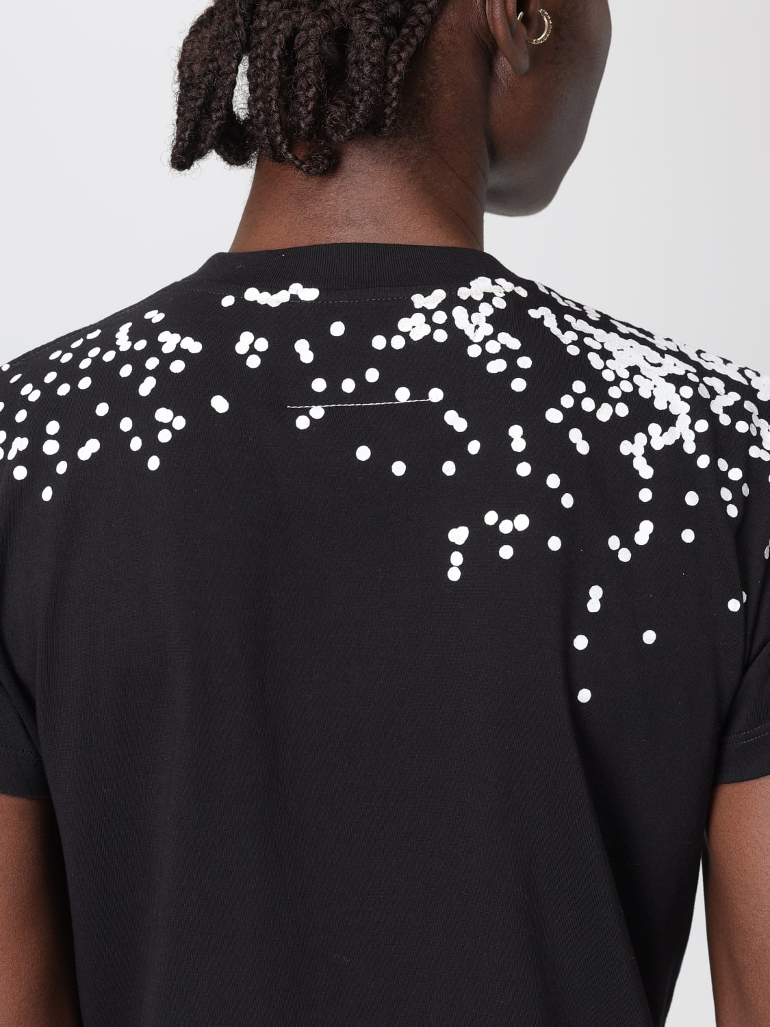 MM6 MAISON MARGIELA T-SHIRT: T-shirt woman Mm6 Maison Margiela, Black - Img 5