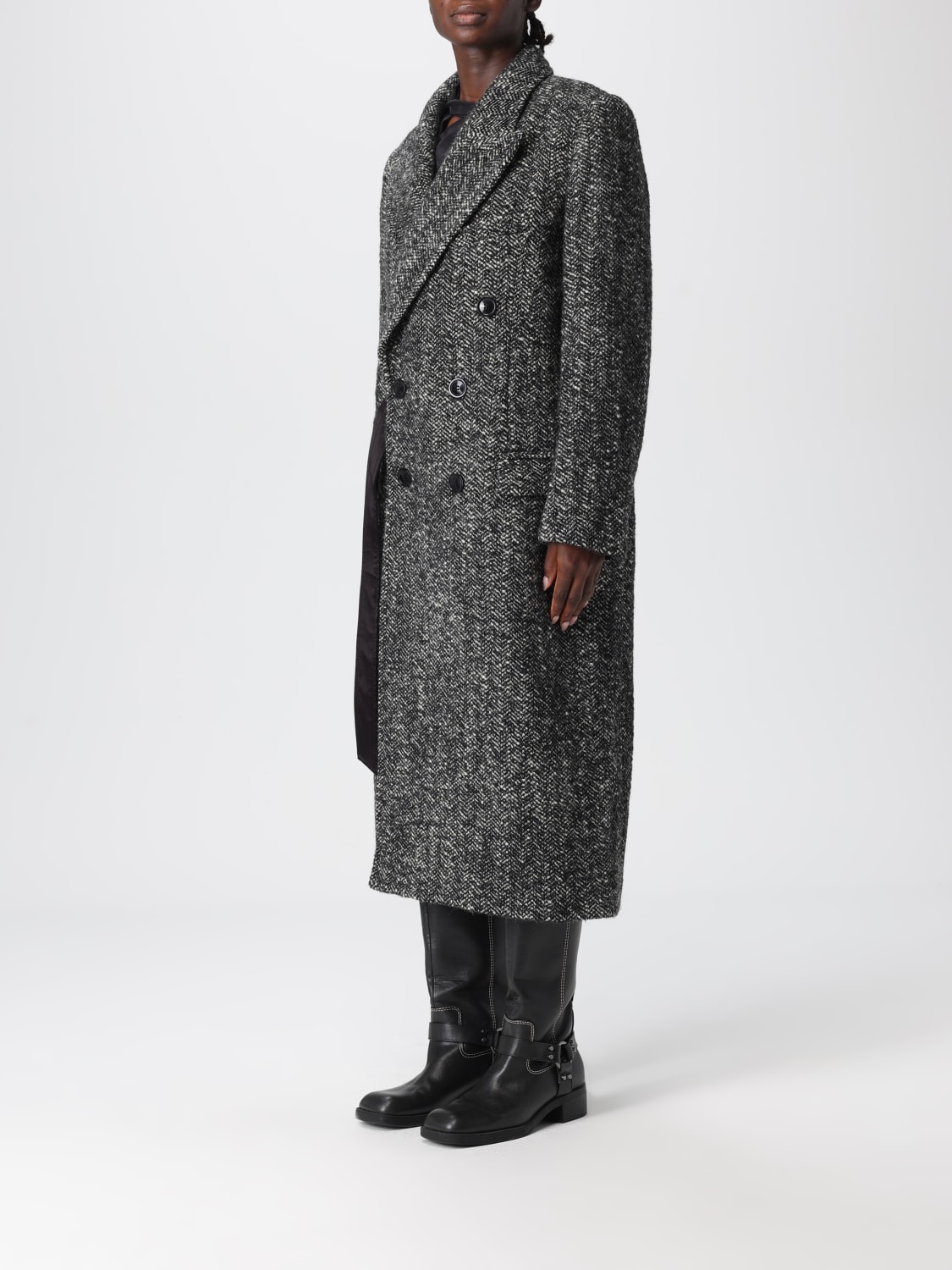 ISABEL MARANT COAT: Coat woman Isabel Marant, Grey - Img 3