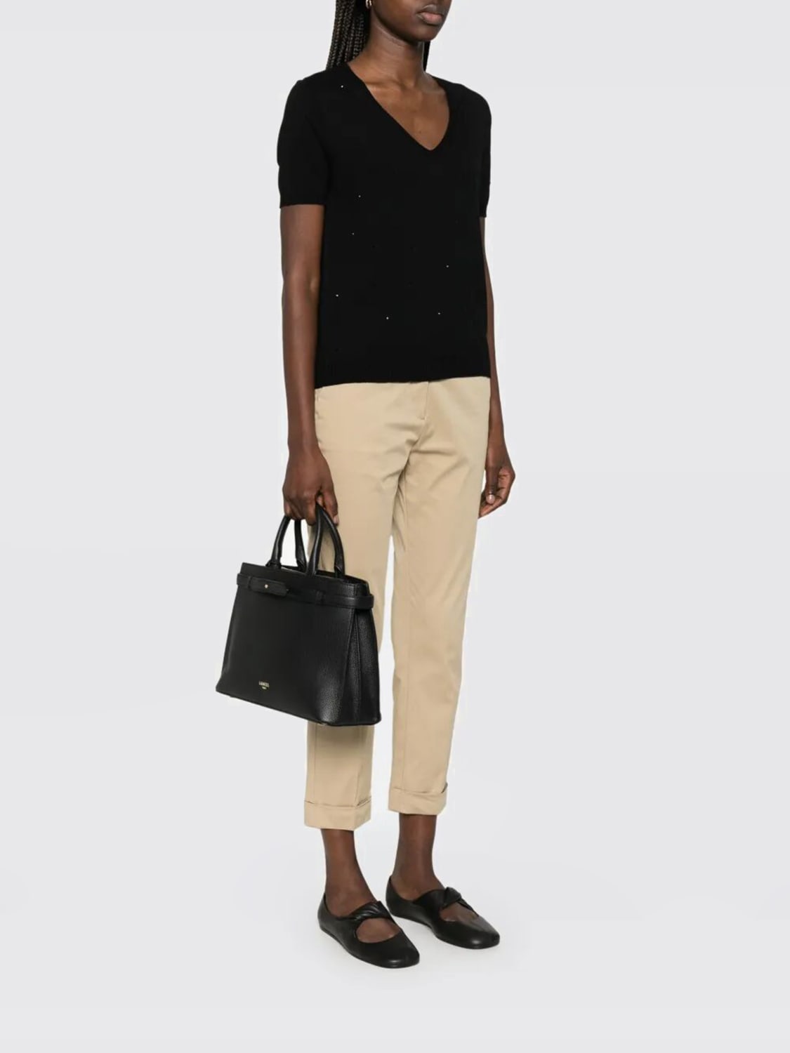 LANCEL HANDBAG: Shoulder bag woman Lancel, Black - Img 2