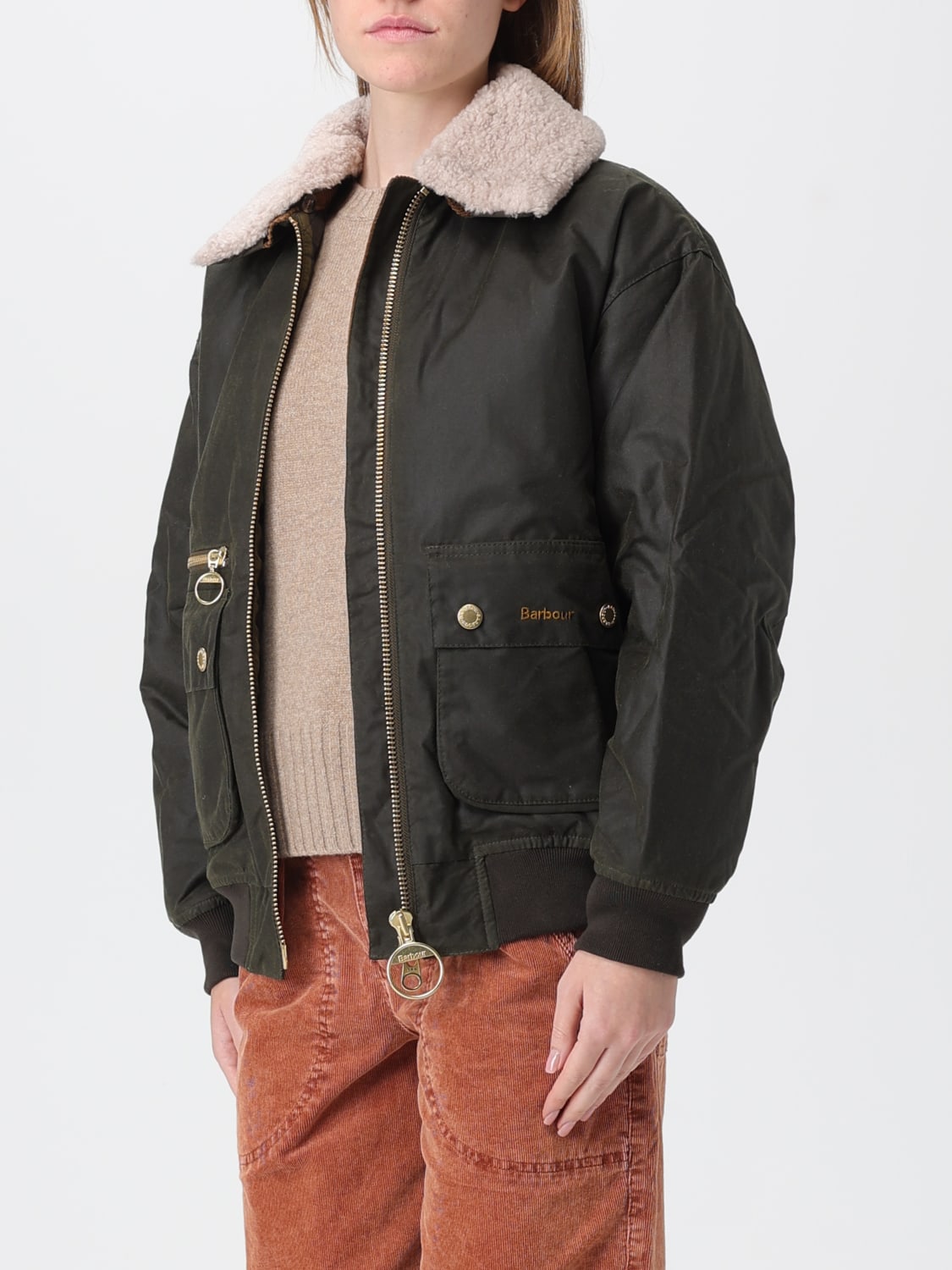 BARBOUR VESTE: Blazer femme Barbour, Vert - Img 3