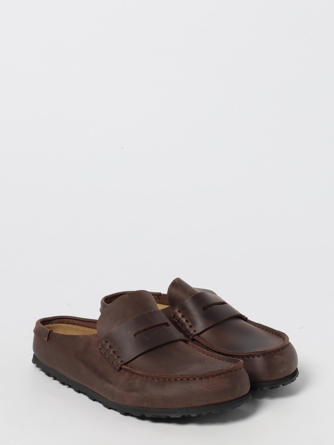 BIRKENSTOCK SHOES: Loafers woman Birkenstock, Brown - Img 2