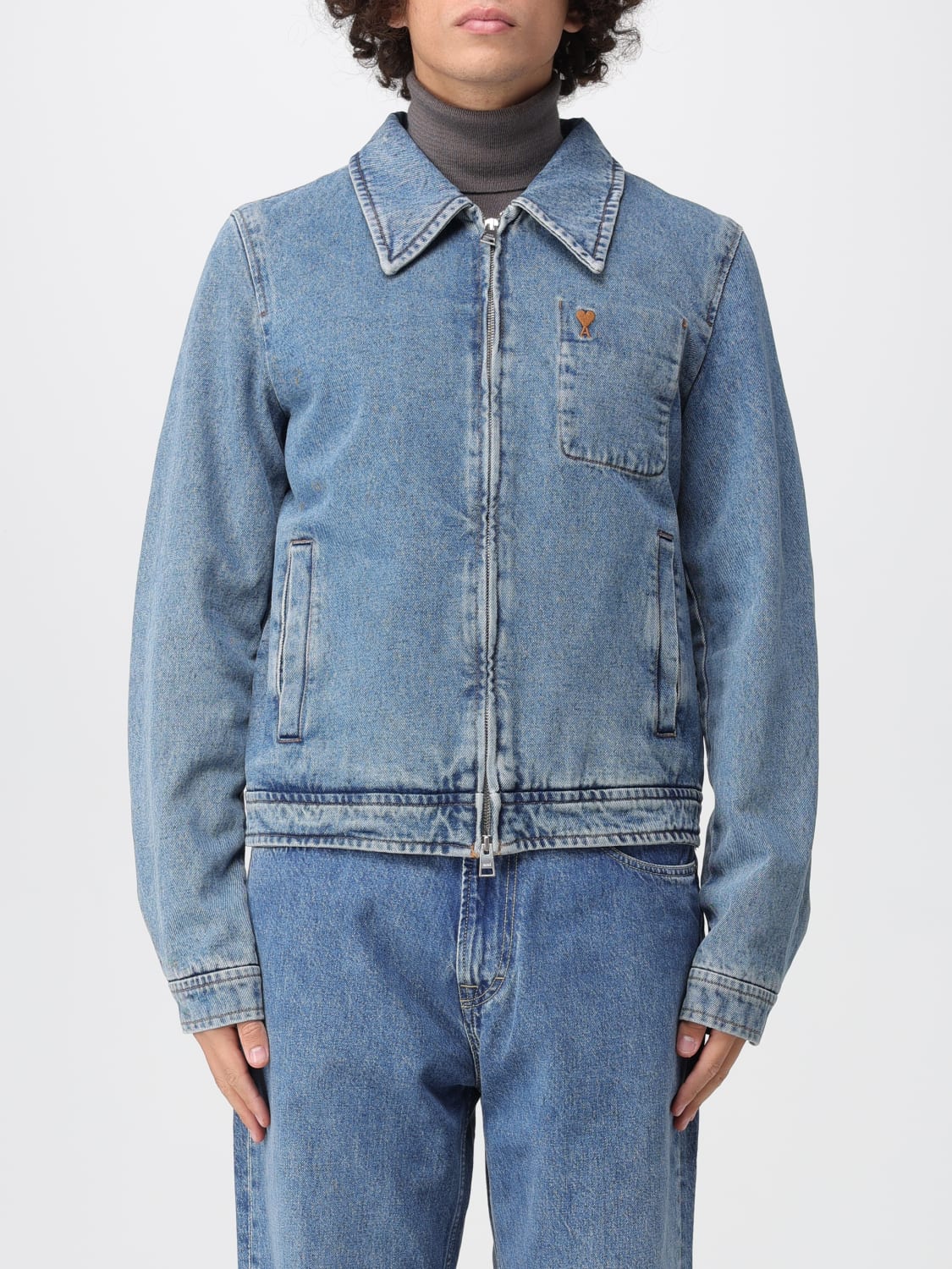 AMI PARIS JACKET: Blazer men Ami Paris, Blue - Img 1