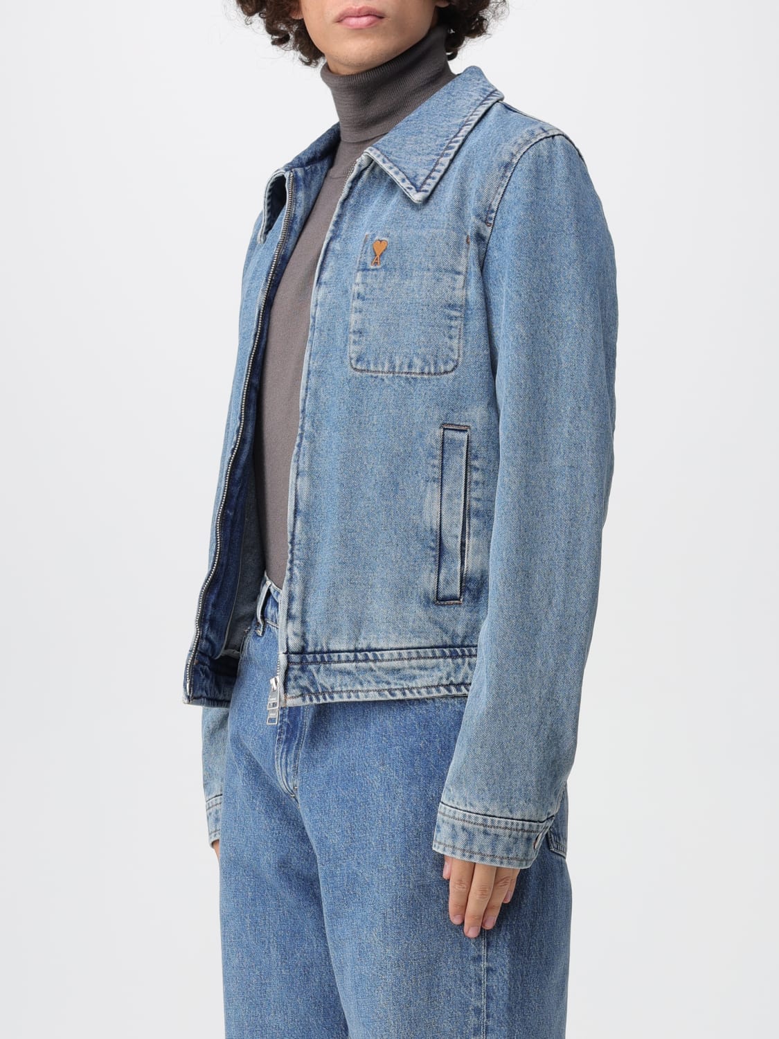 AMI PARIS JACKET: Blazer men Ami Paris, Blue - Img 3