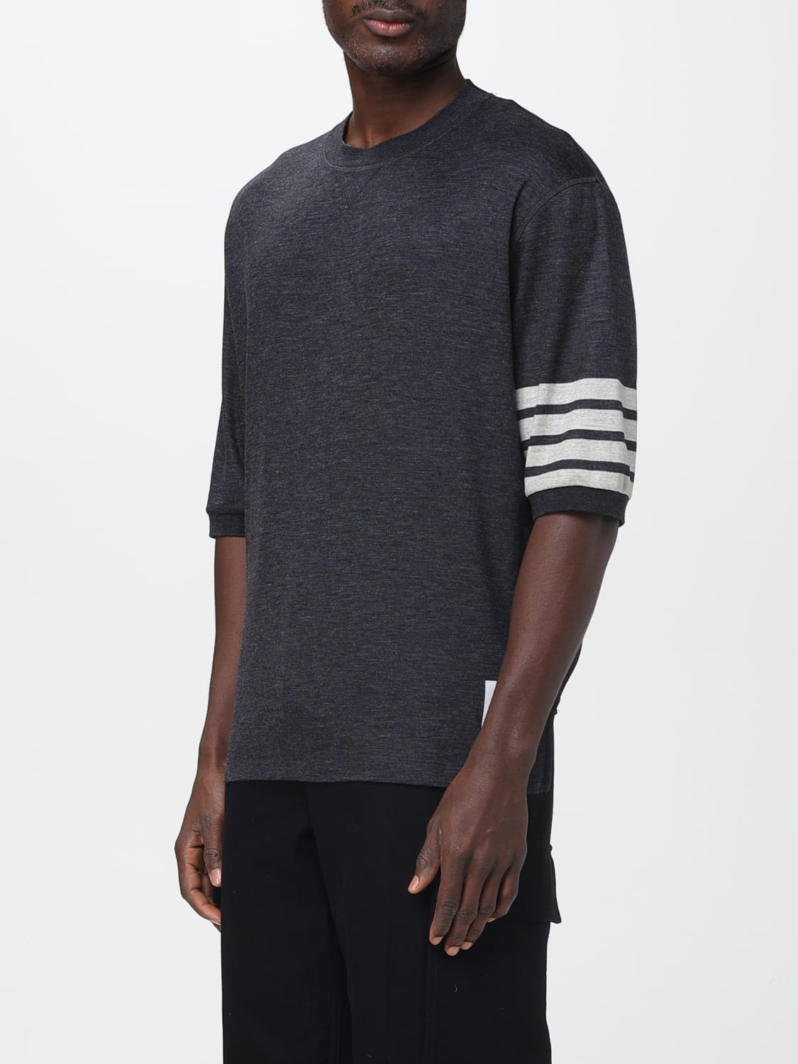 THOM BROWNE T-SHIRT: T-shirt men Thom Browne, Grey - Img 4