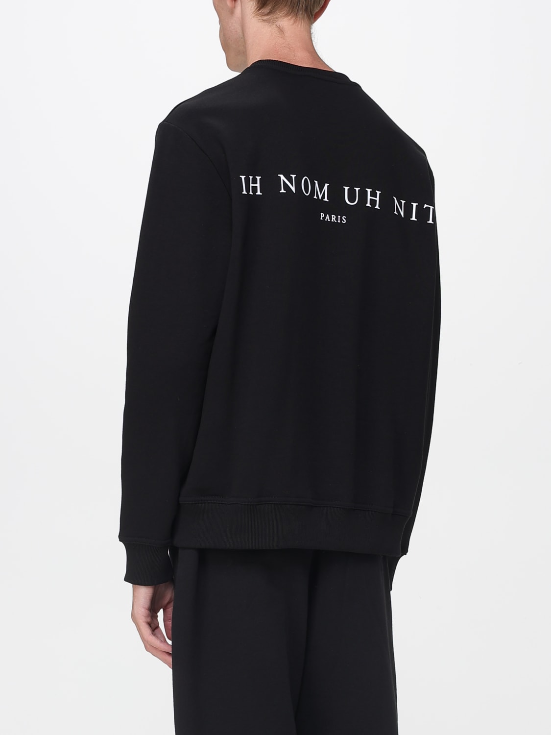 IH NOM UH NIT SWEATSHIRT: Pullover herren Ih Nom Uh Nit, Schwarz - Img 2