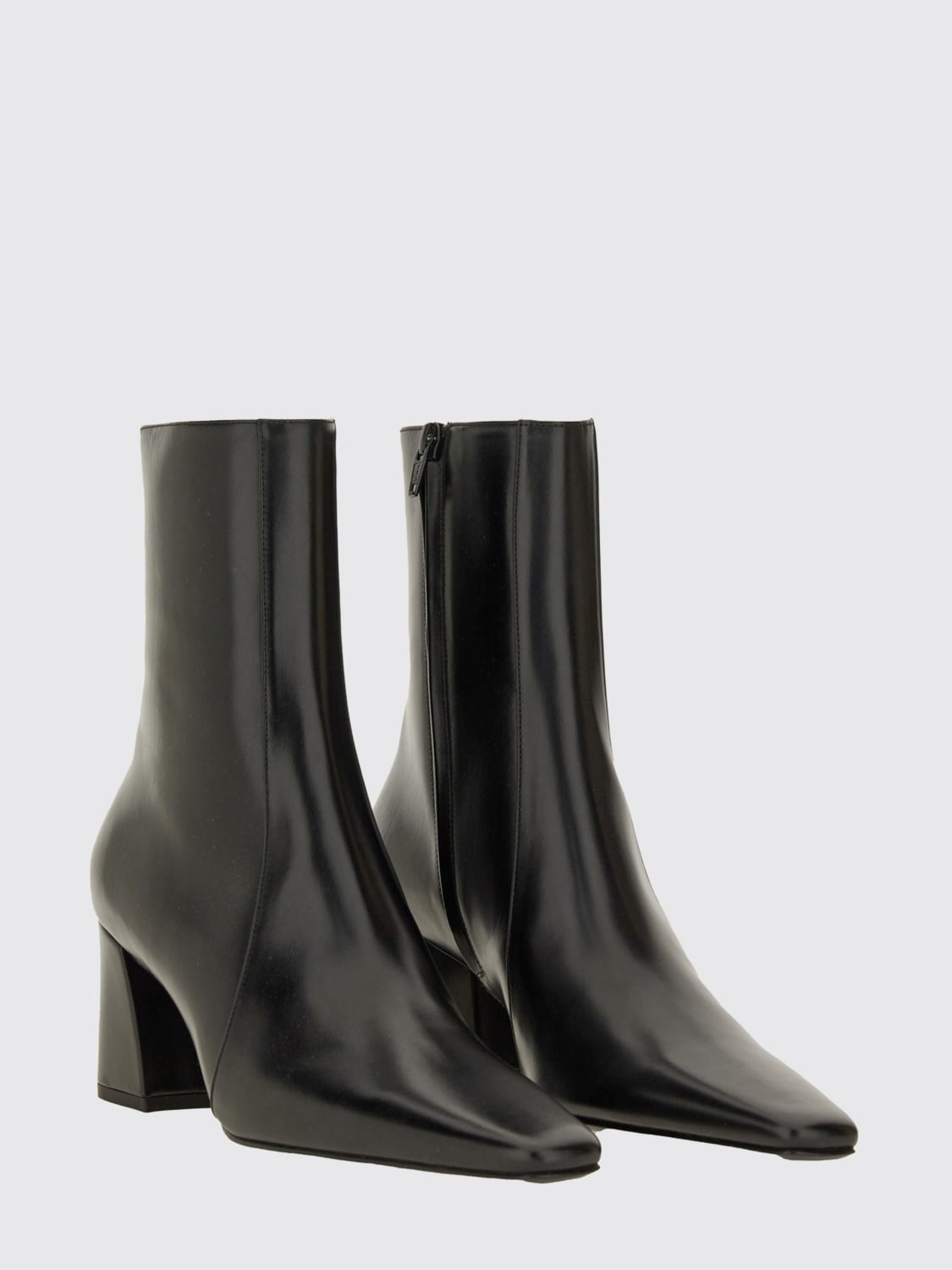 SAINT LAURENT STIVALI: Stivaletto Rainer Saint Laurent in pelle , Nero - Img 2