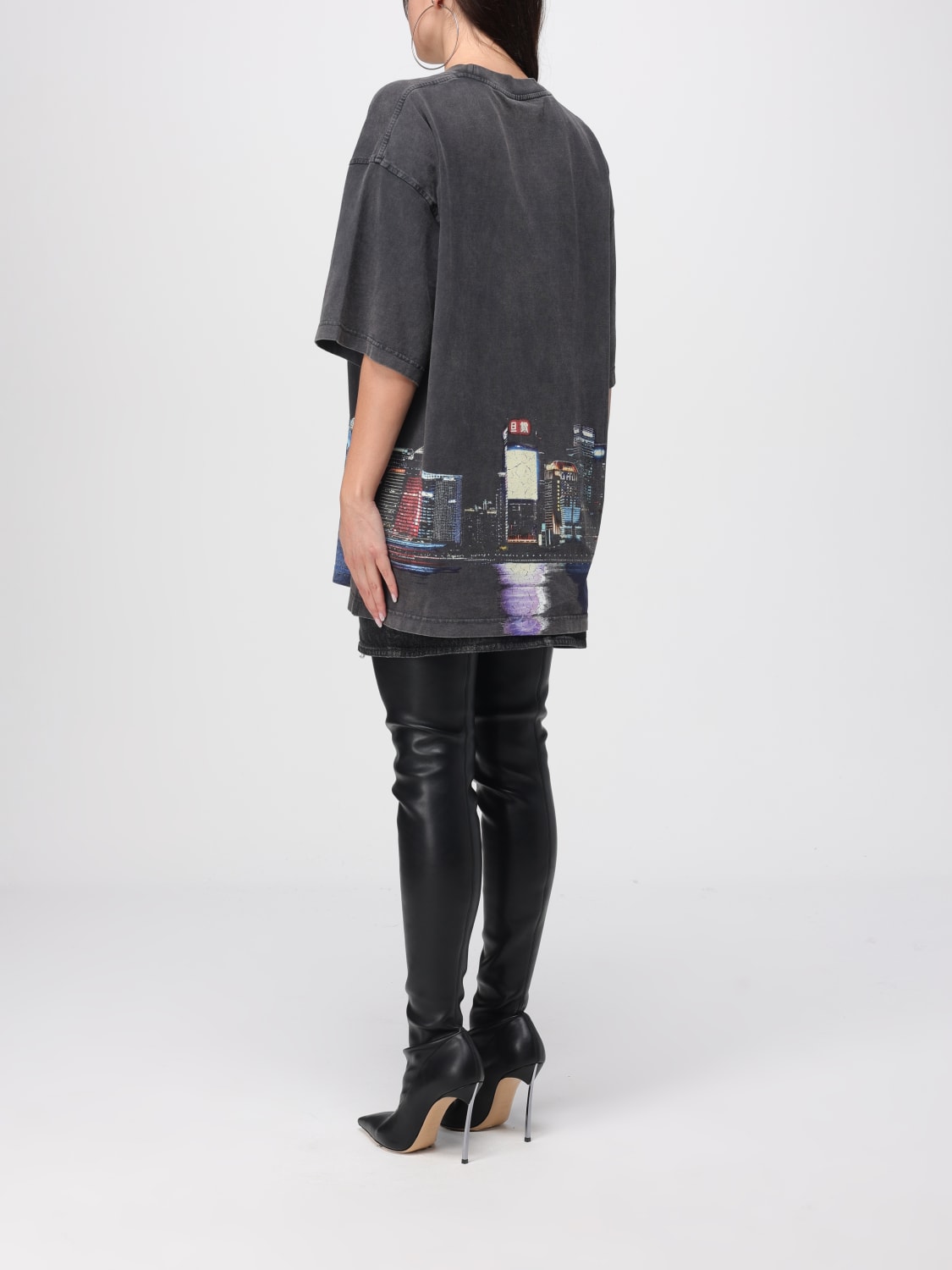 ALEXANDER WANG T-SHIRT: T-shirt femme Alexander Wang, Noir - Img 2