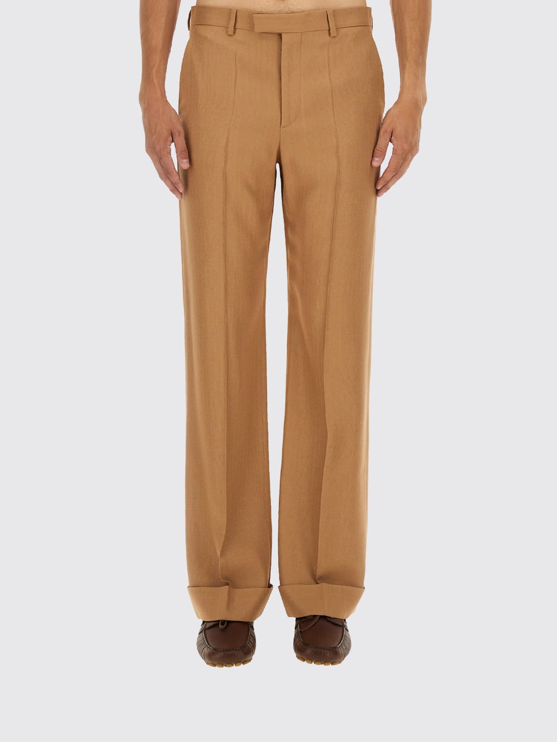 VALENTINO PANTS: Pants men Valentino, Beige - Img 1