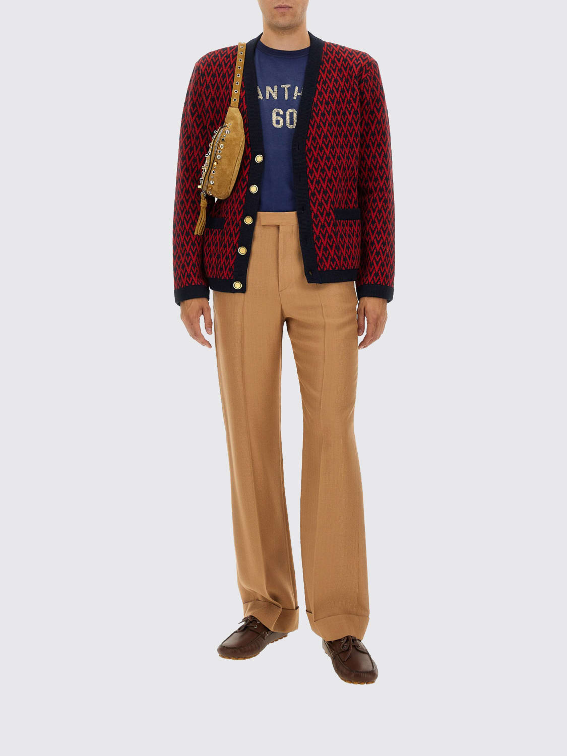 VALENTINO PANTS: Pants men Valentino, Beige - Img 2