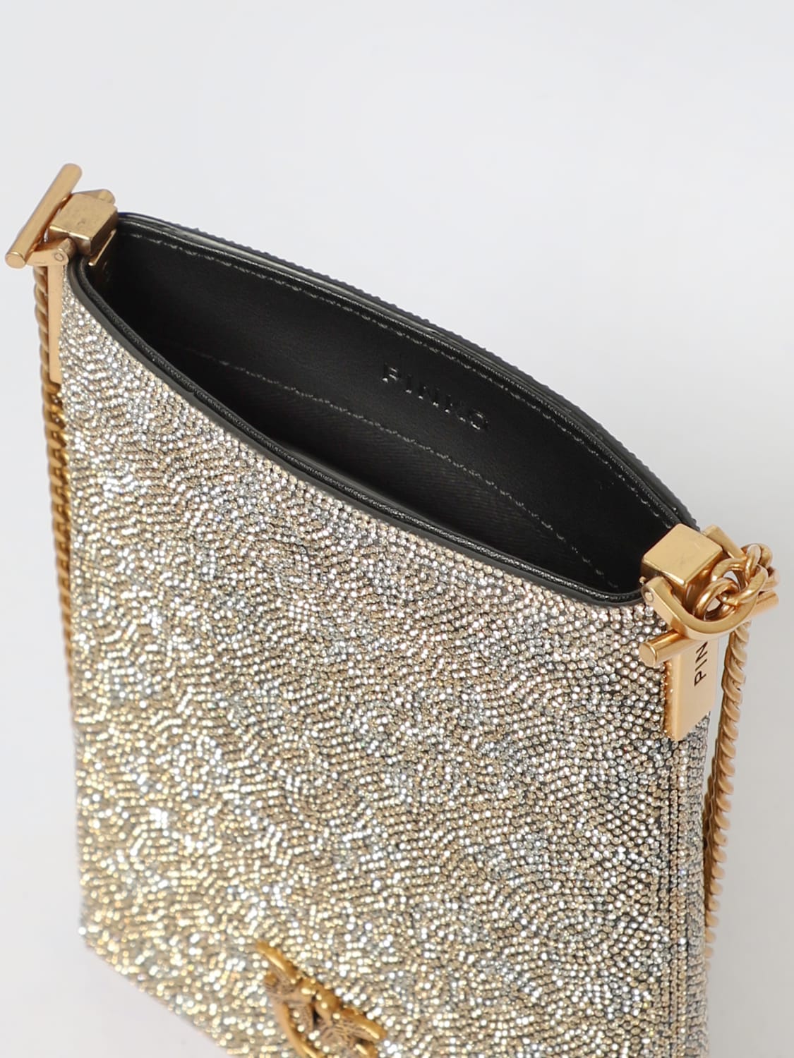 PINKO TECH ACCESSORIES: Handbag woman Pinko, Gold - Img 3