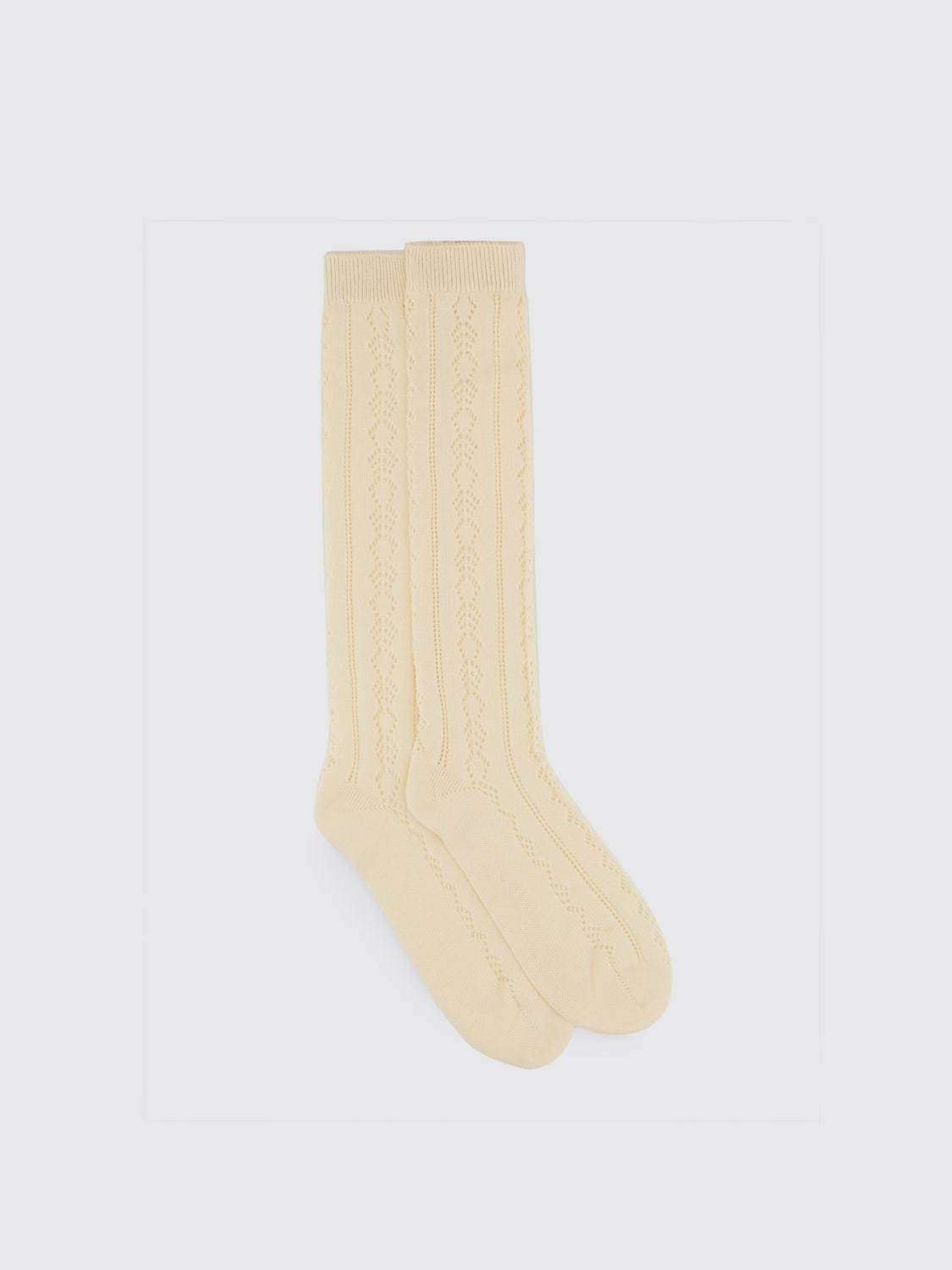 VALENTINO SOCKS: Socks men Valentino, Ivory - Img 2